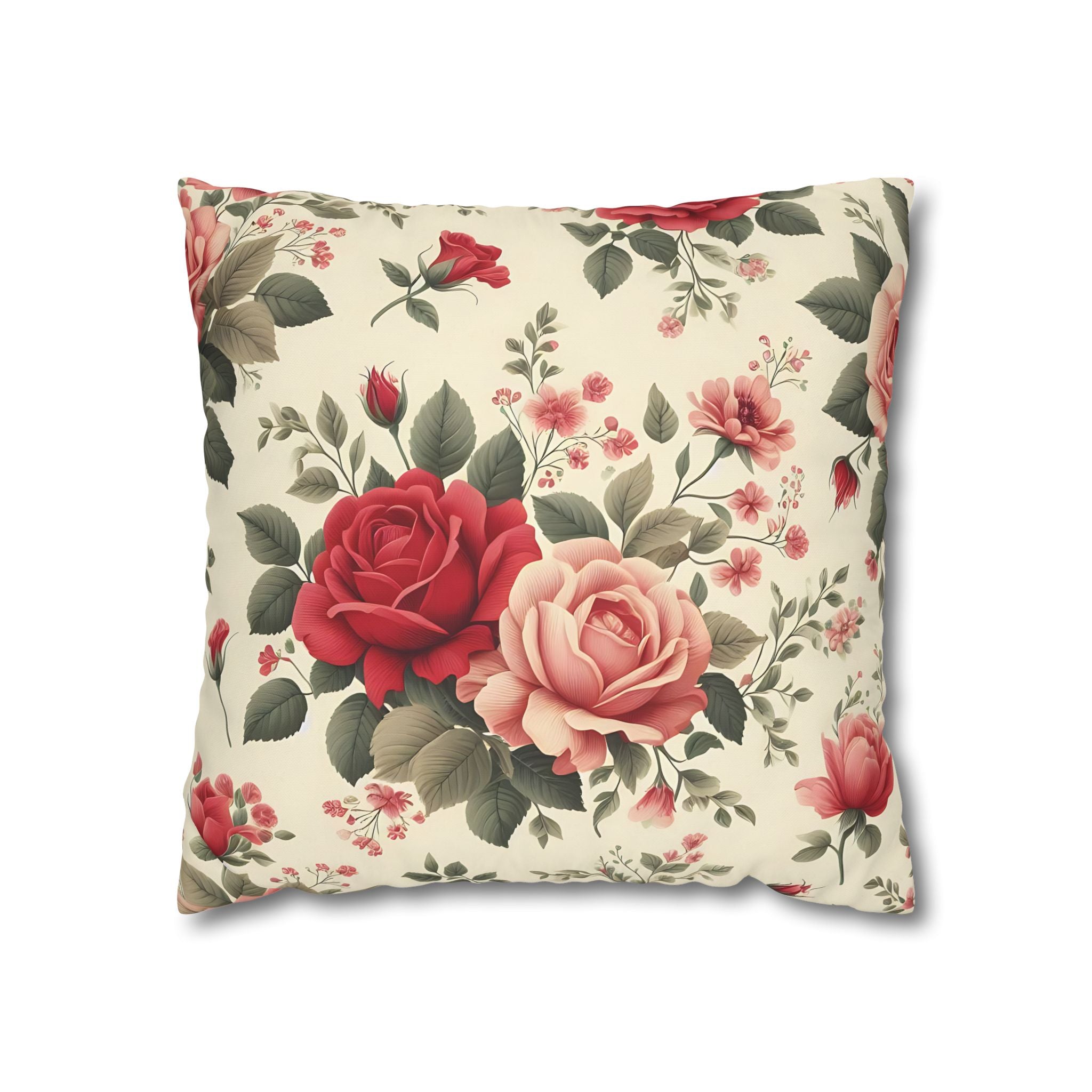 Vintage Rose Pillowcase - Floral Bedding