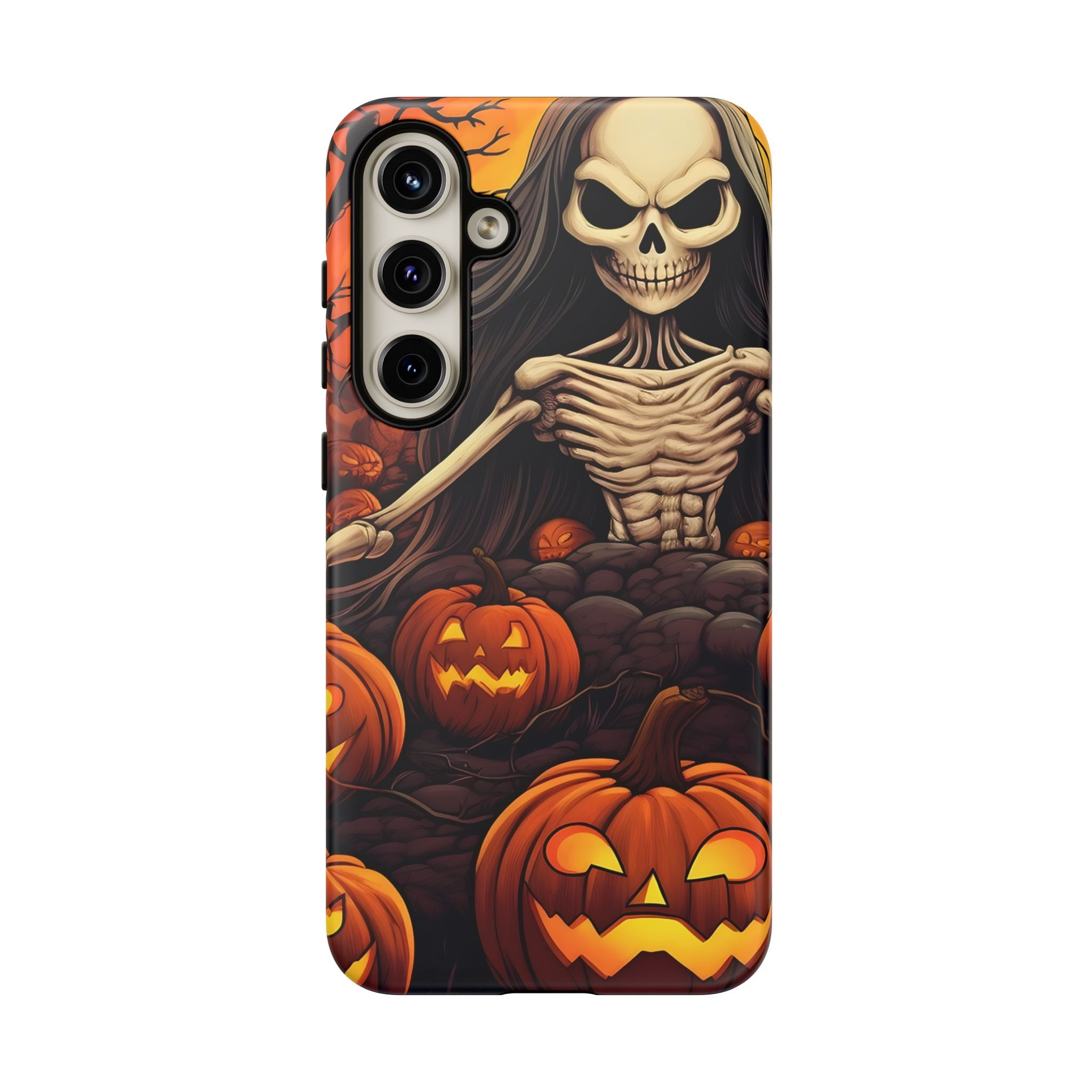 Spooky Skeleton Halloween Samsung Case