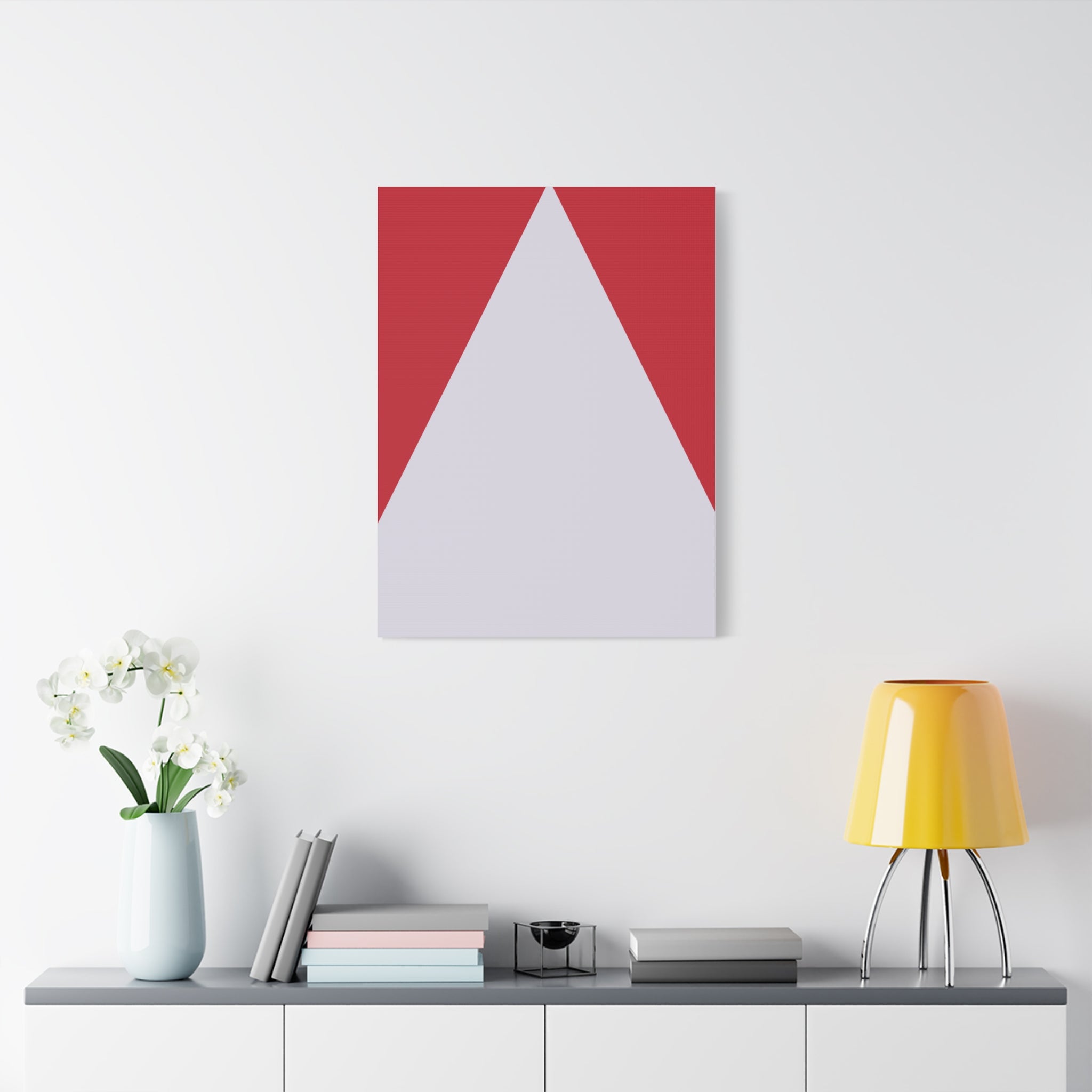 Geometric Triangle Canvas Art Print