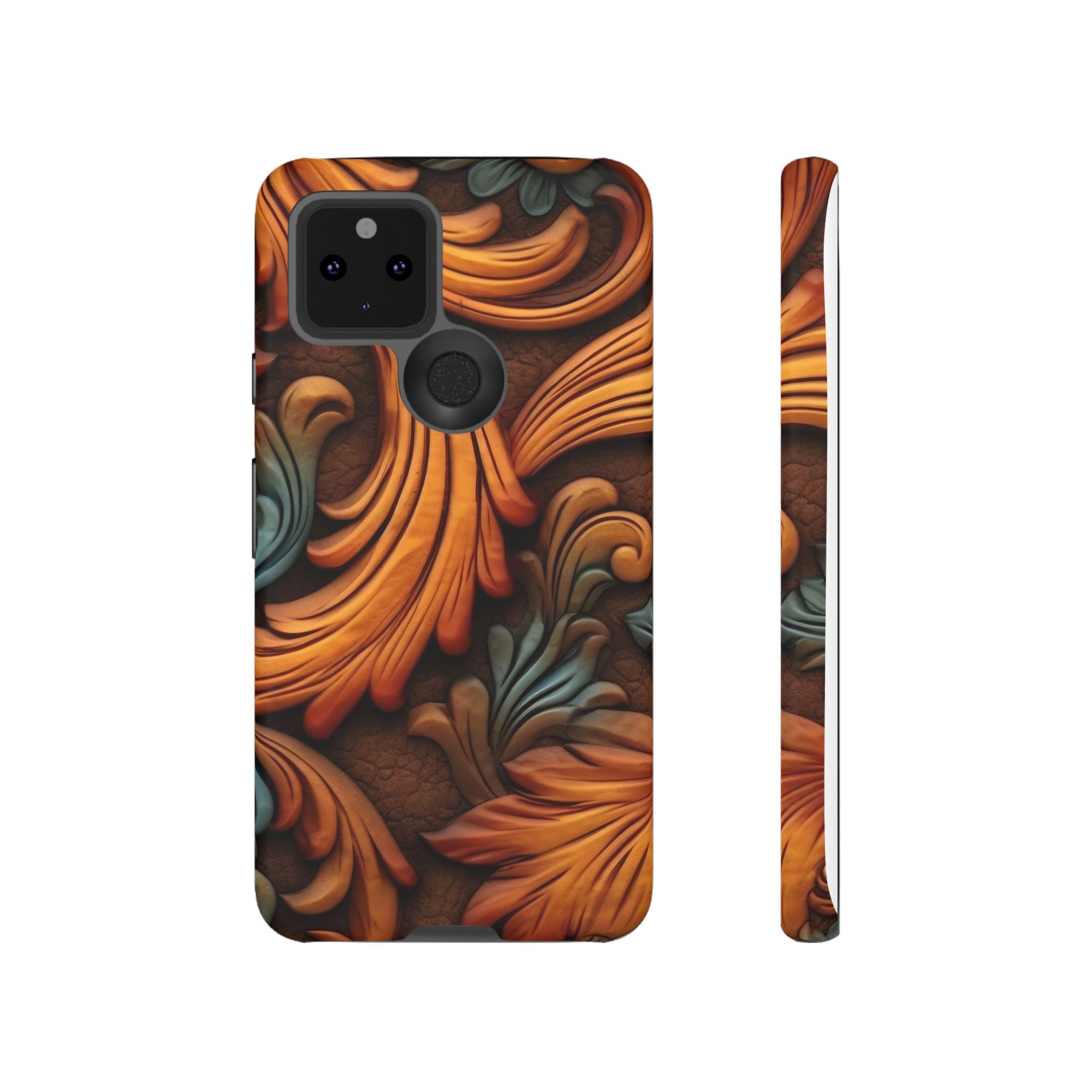 Baroque Copper Google Pixel Case (All Models) - Luxury Design