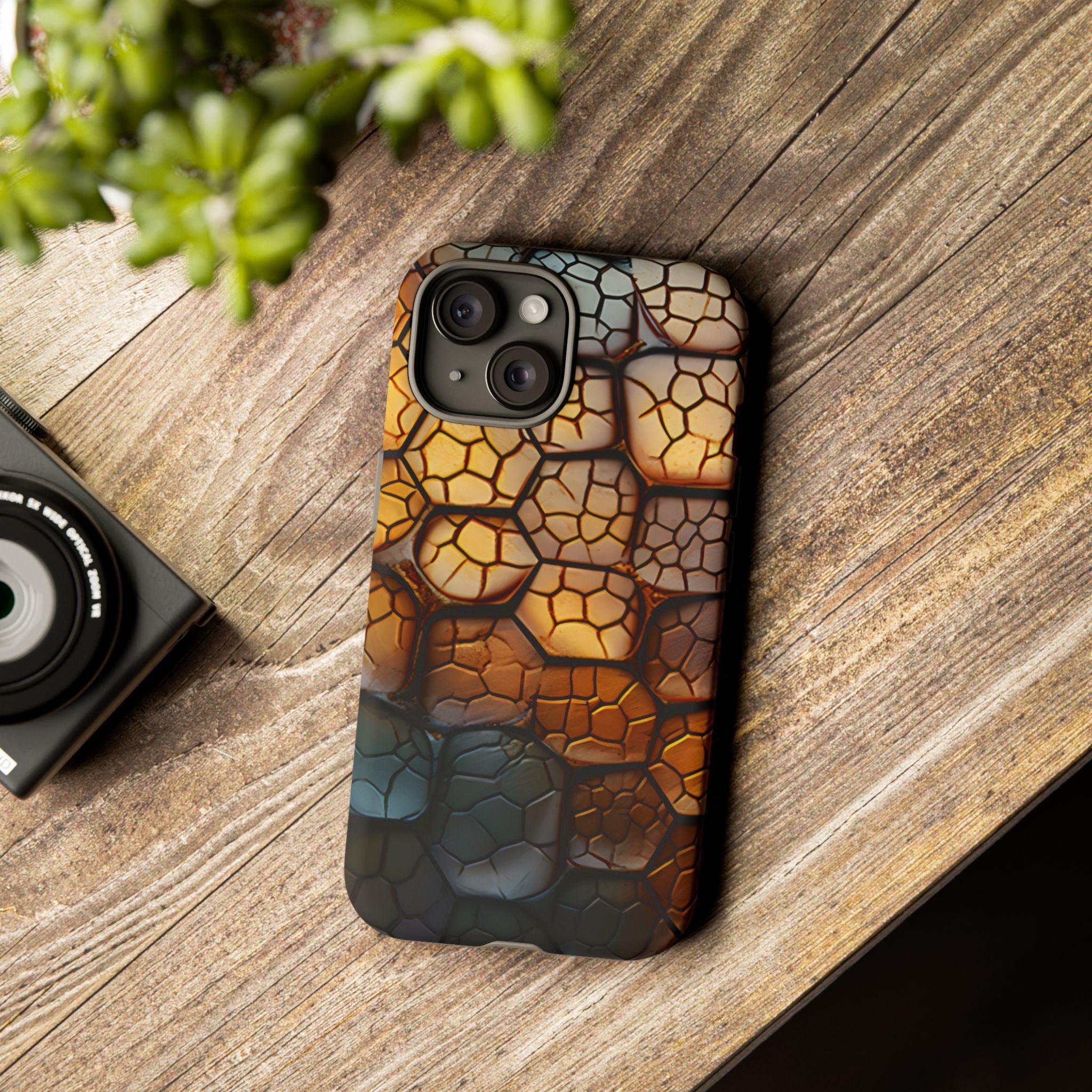 Honeycomb iPhone Case: Abstract Art