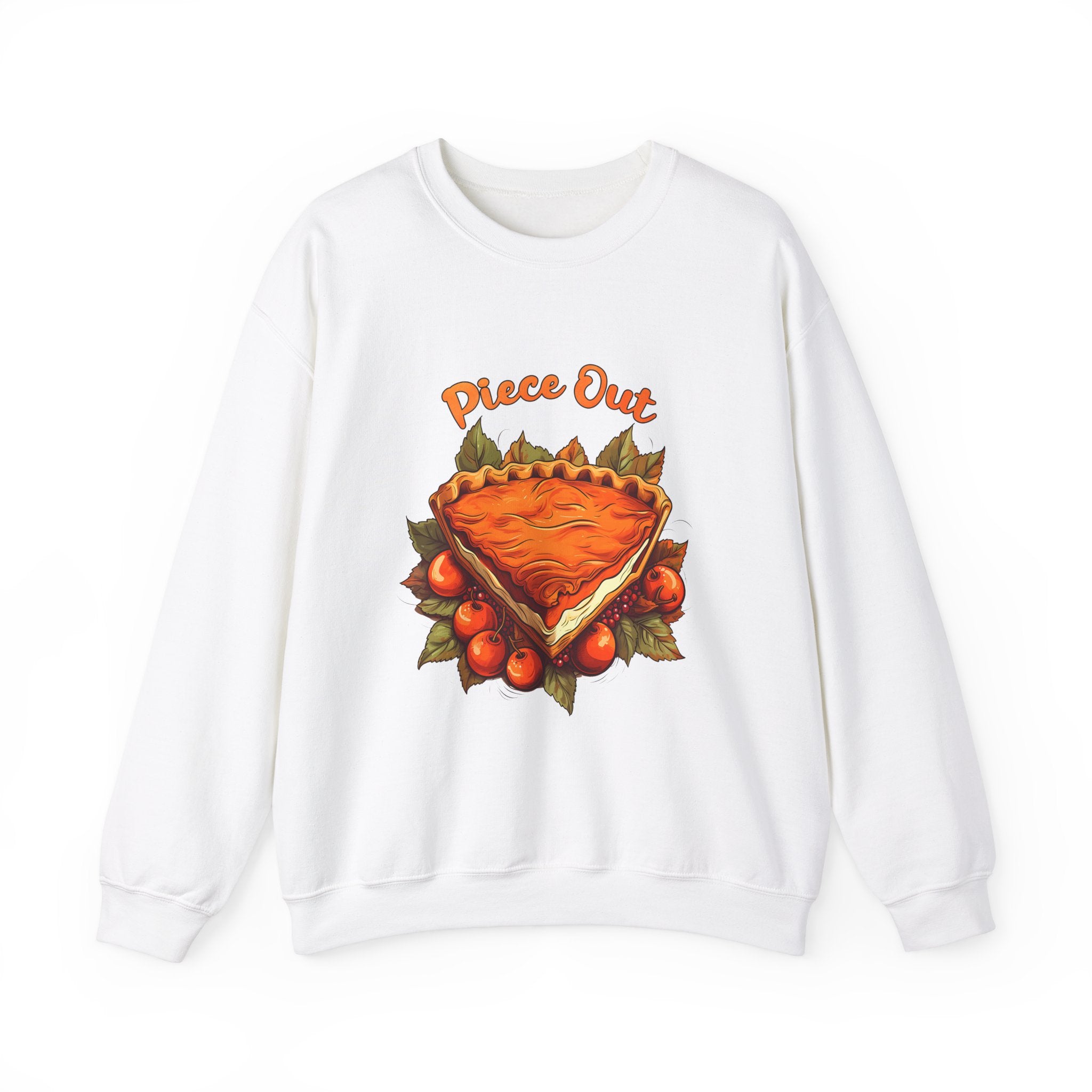 Piece Out Pumpkin Pie Thanksgiving Sweatshirt