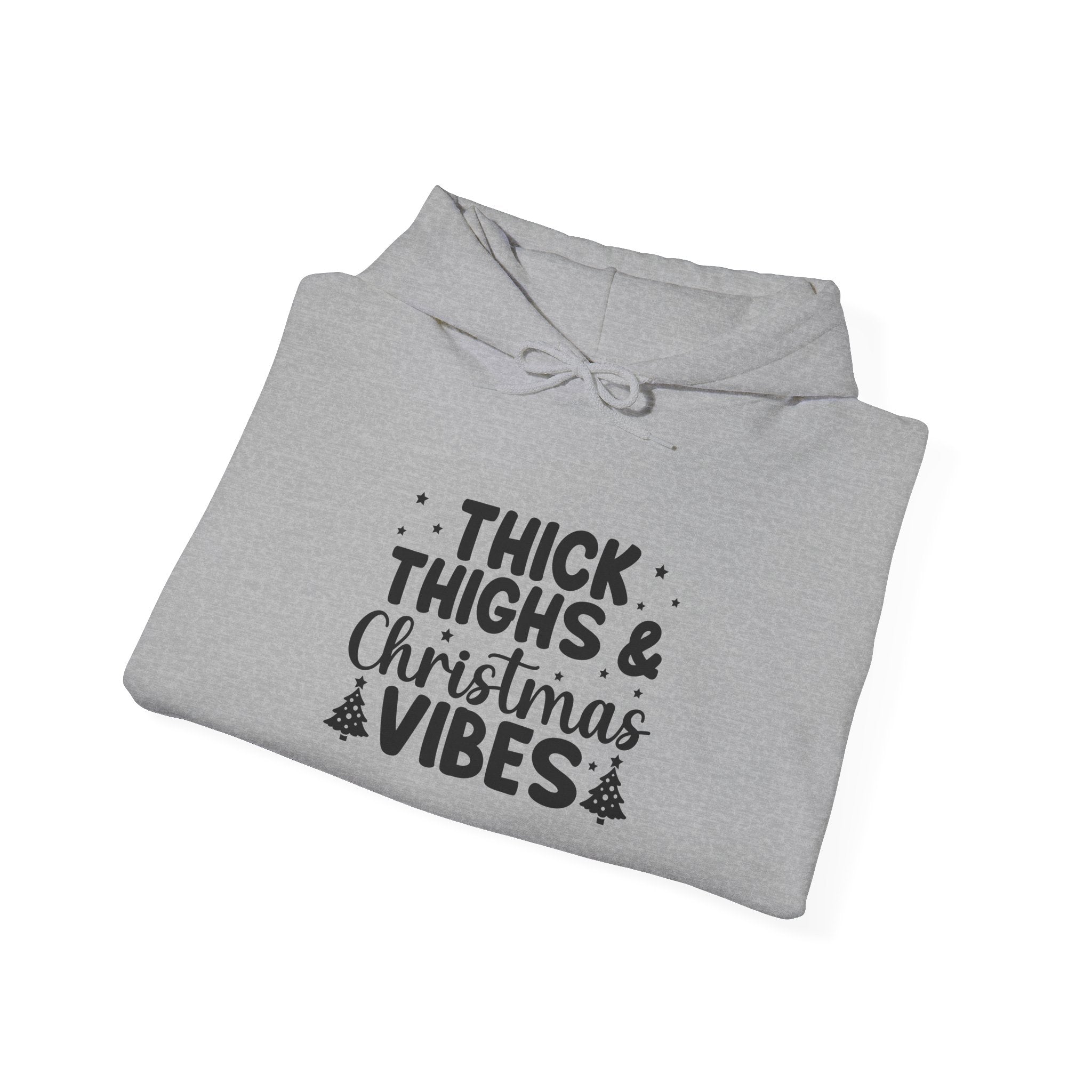 Thick Thighs & Christmas Vibes Hoodie