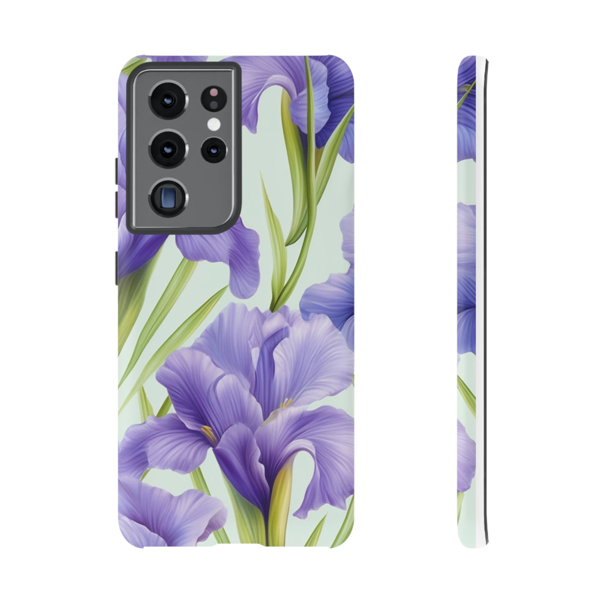 Elegant Purple Iris Samsung Phone Case