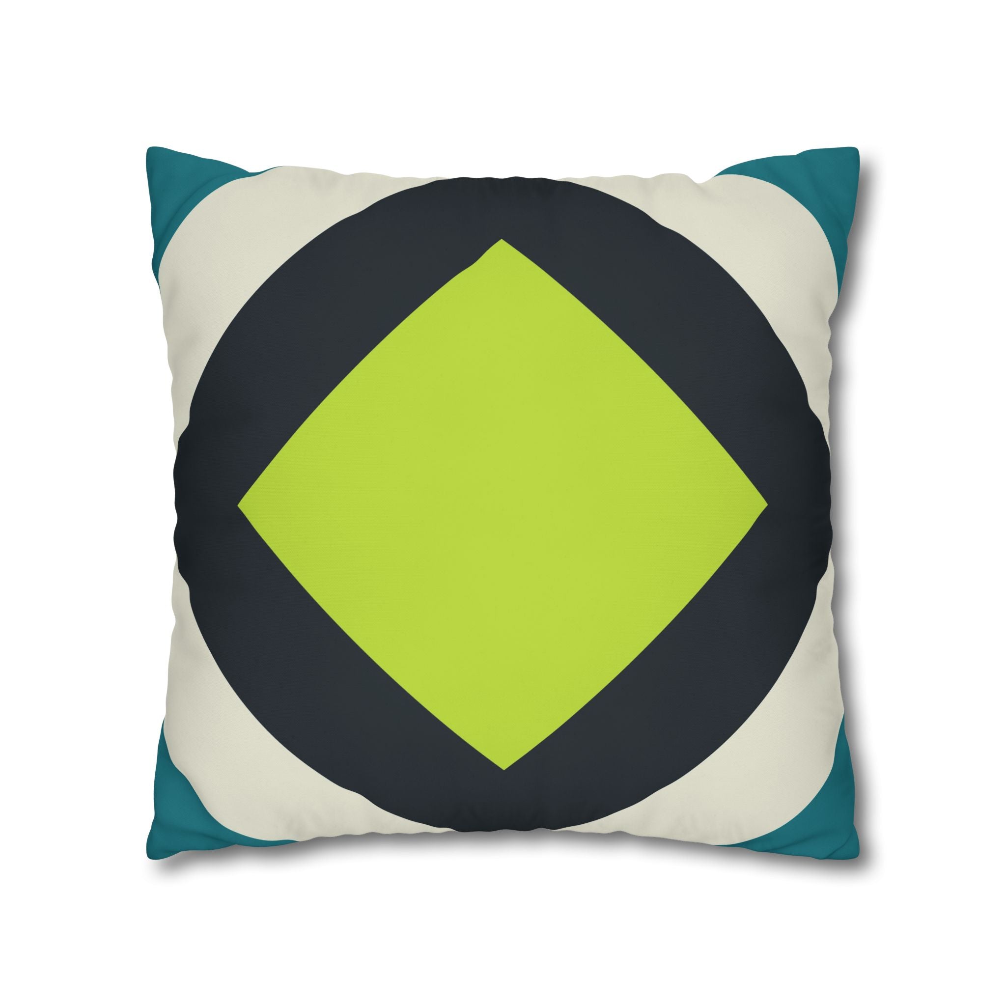 Geometric Diamond Pillowcase - Modern Art