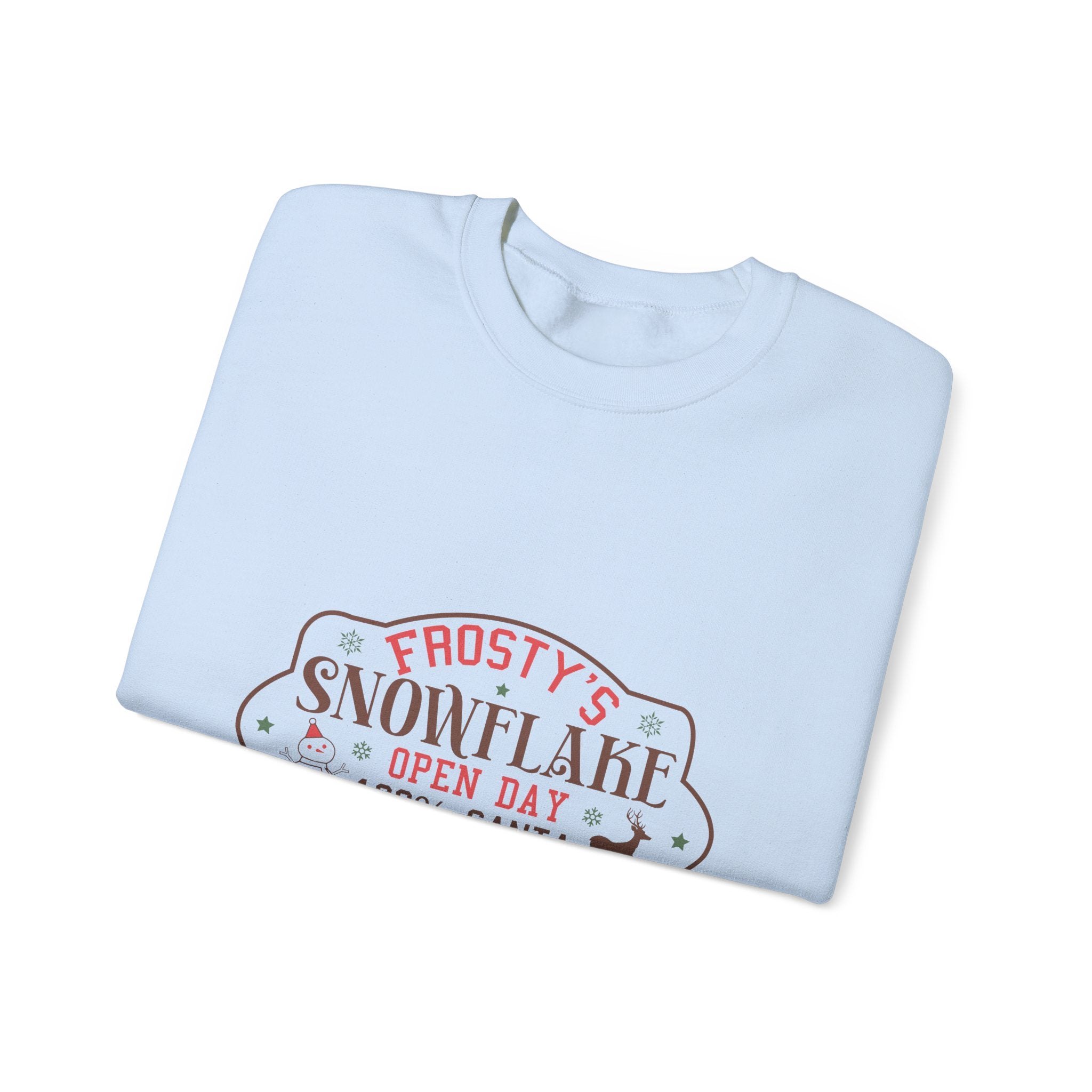 Frosty's Snowflake Cafe Christmas Sweatshirt