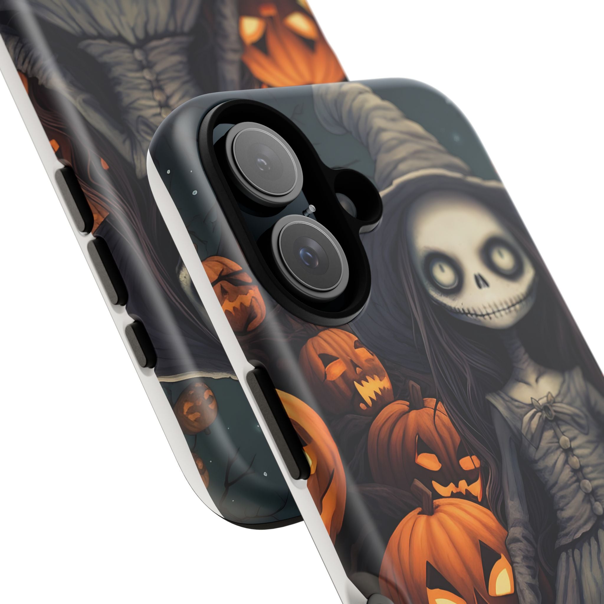 Spooky Witch Girl Hexagon Stone iPhone Case