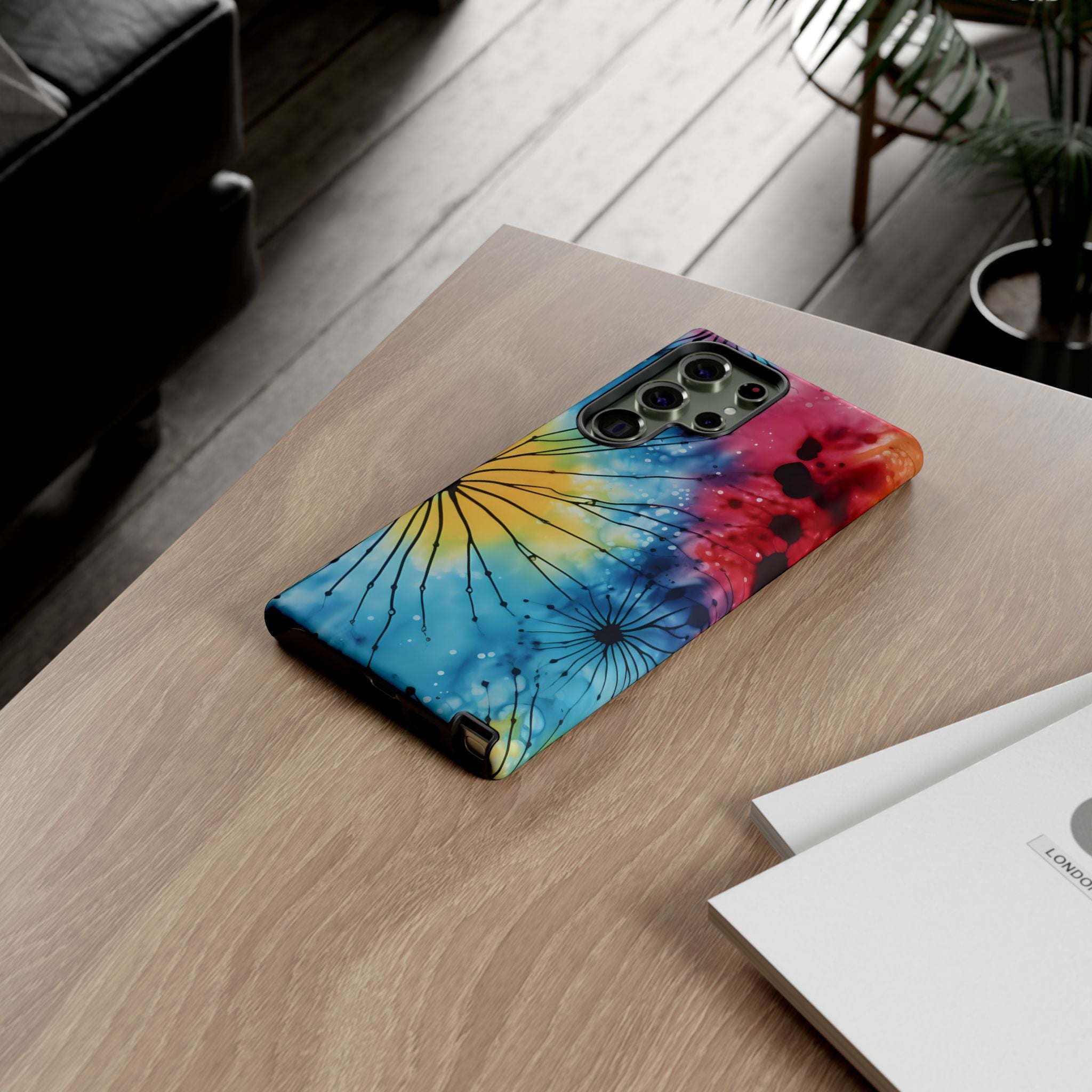 Cosmic Bloom Abstract Samsung Case