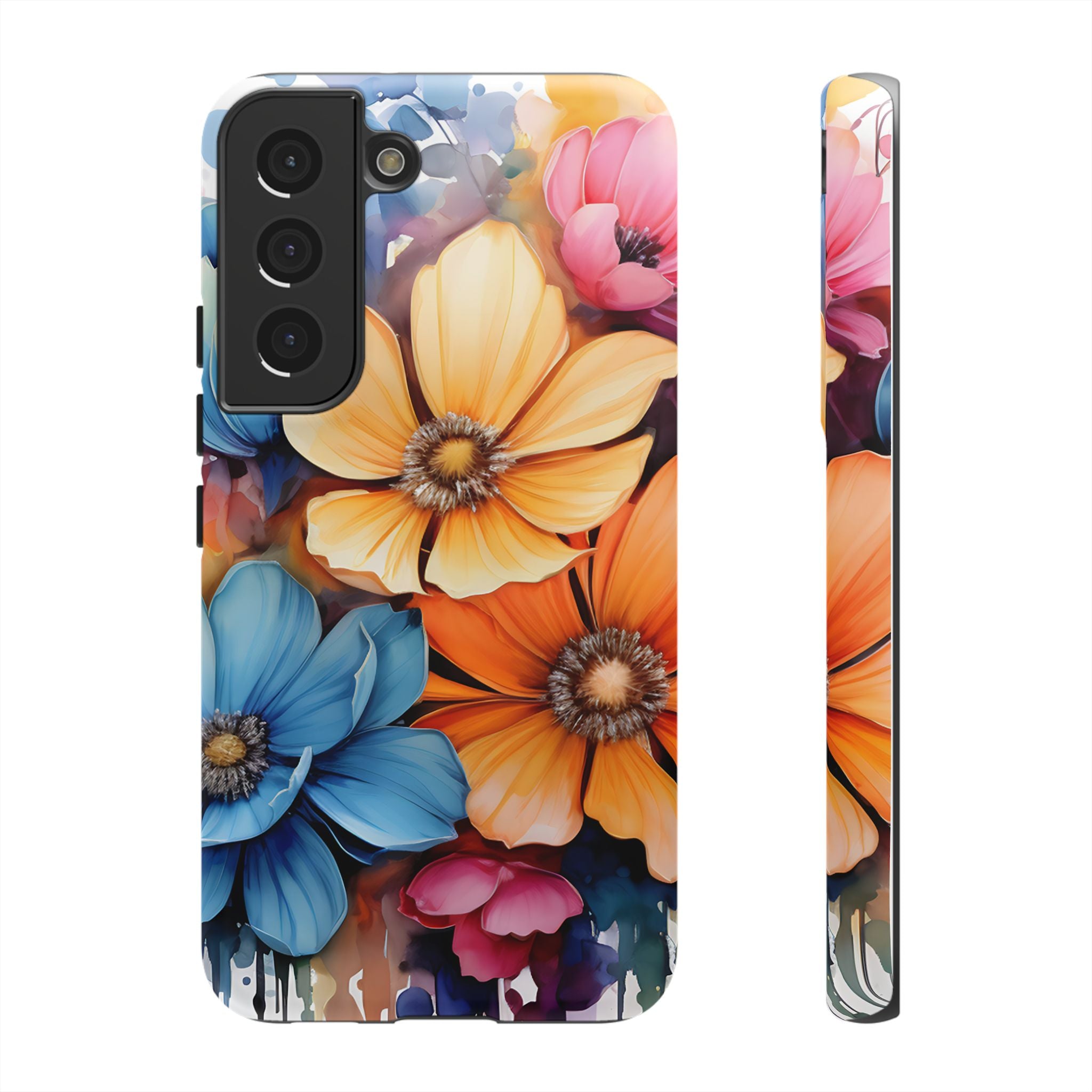 Vibrant Floral Watercolor Samsung Case