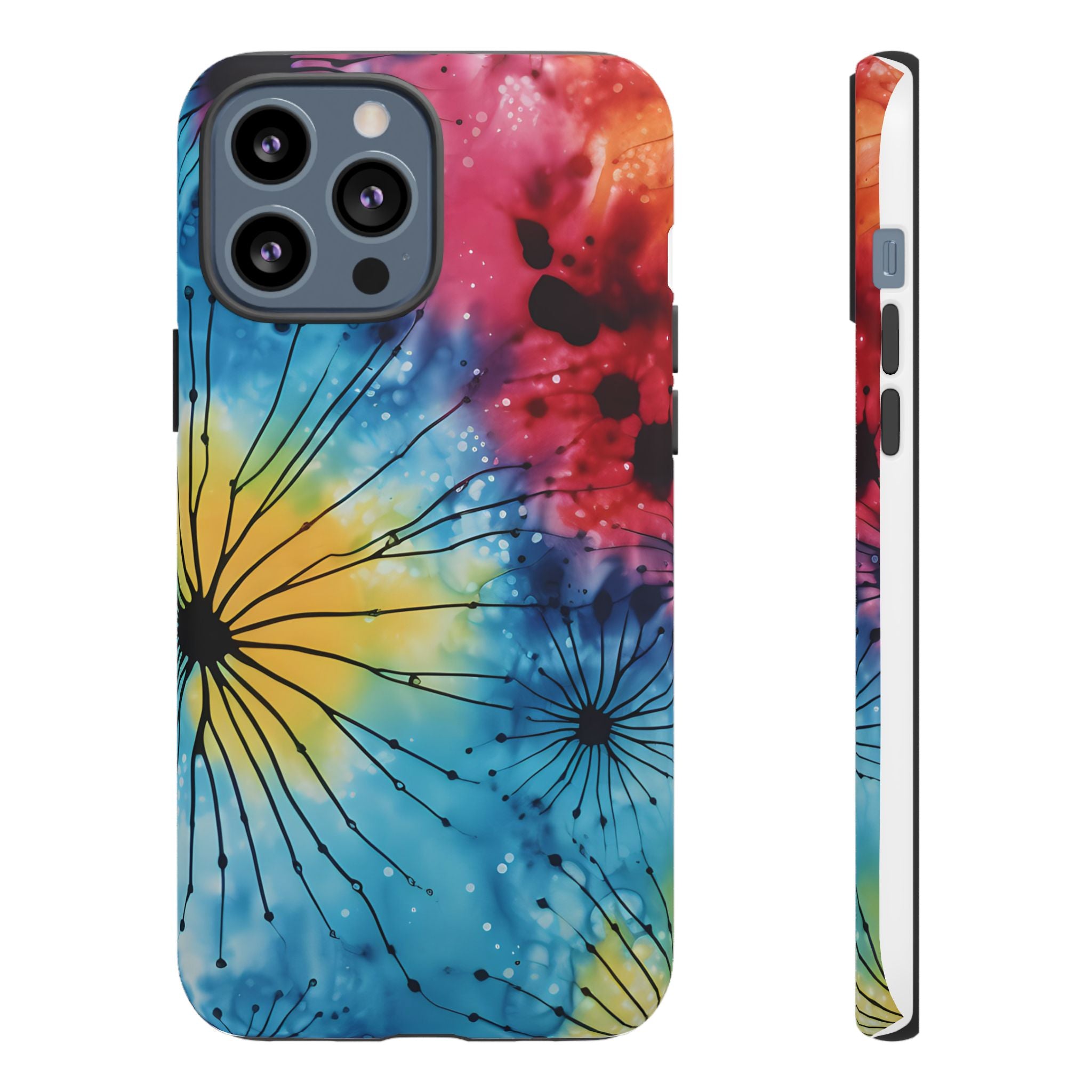 Cosmic Bloom Hexagon Stone iPhone Case