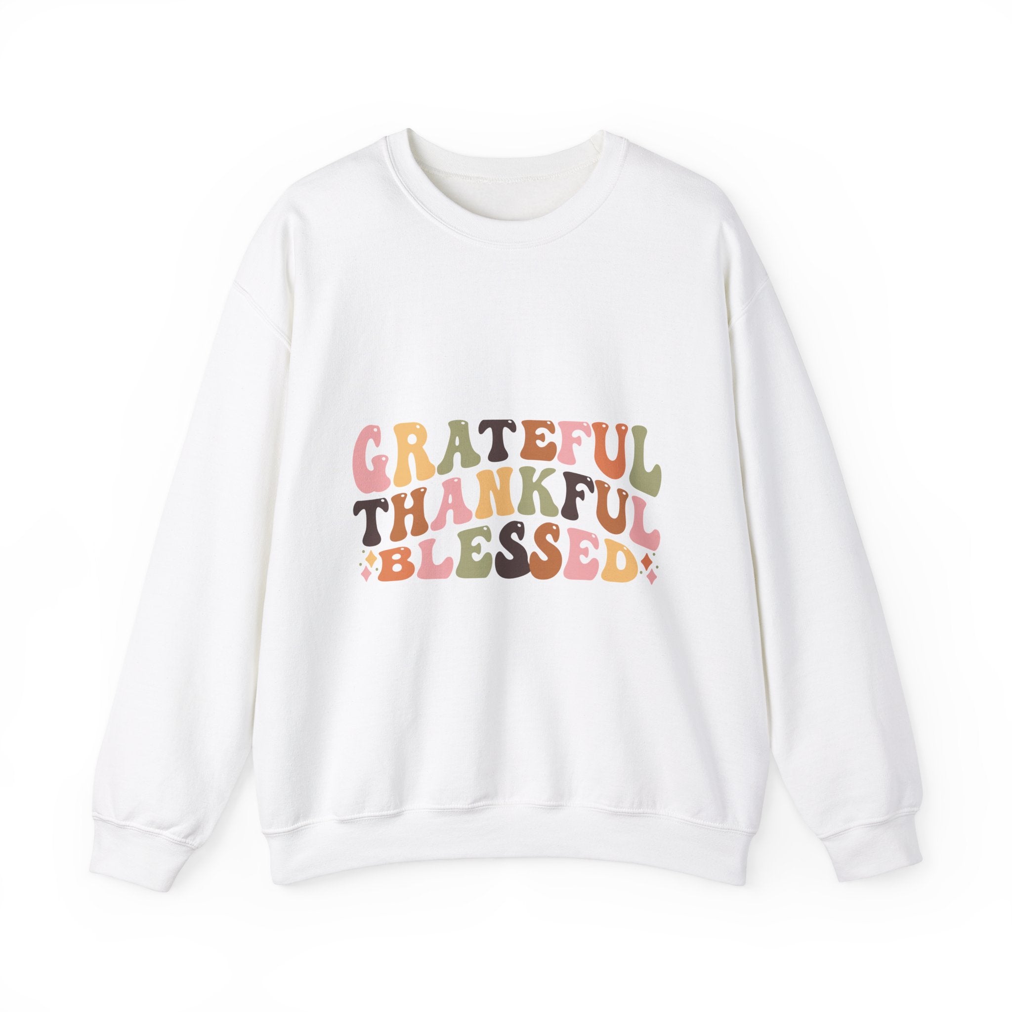 Grateful Thankful Blessed Thanksgiving Sweatshirt