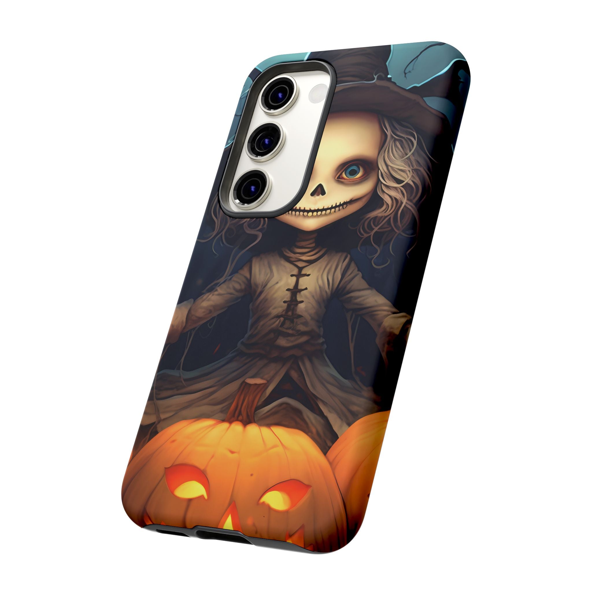 Spooky Skull Girl Halloween Samsung Case