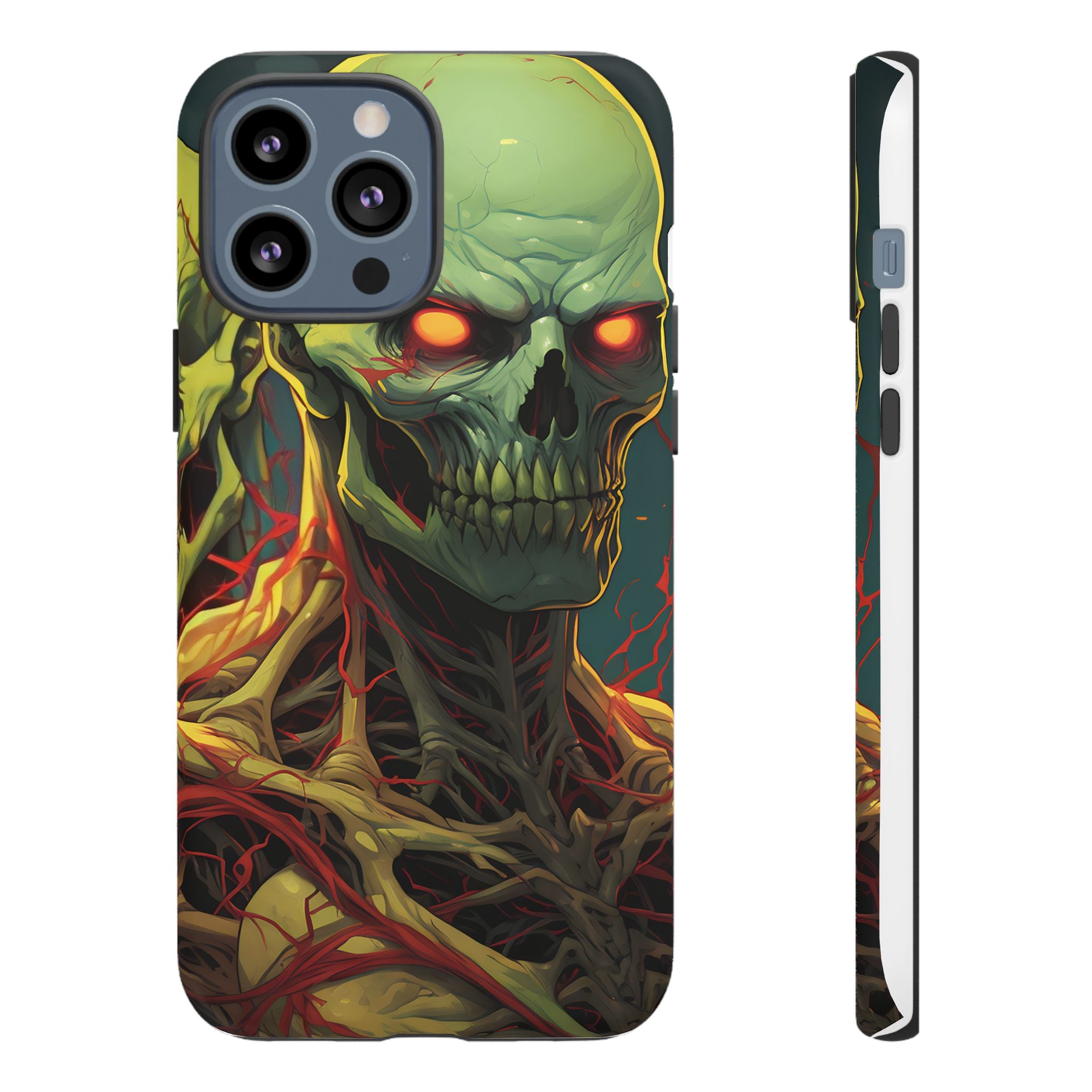 Glowing Skull Hexagon iPhone Case