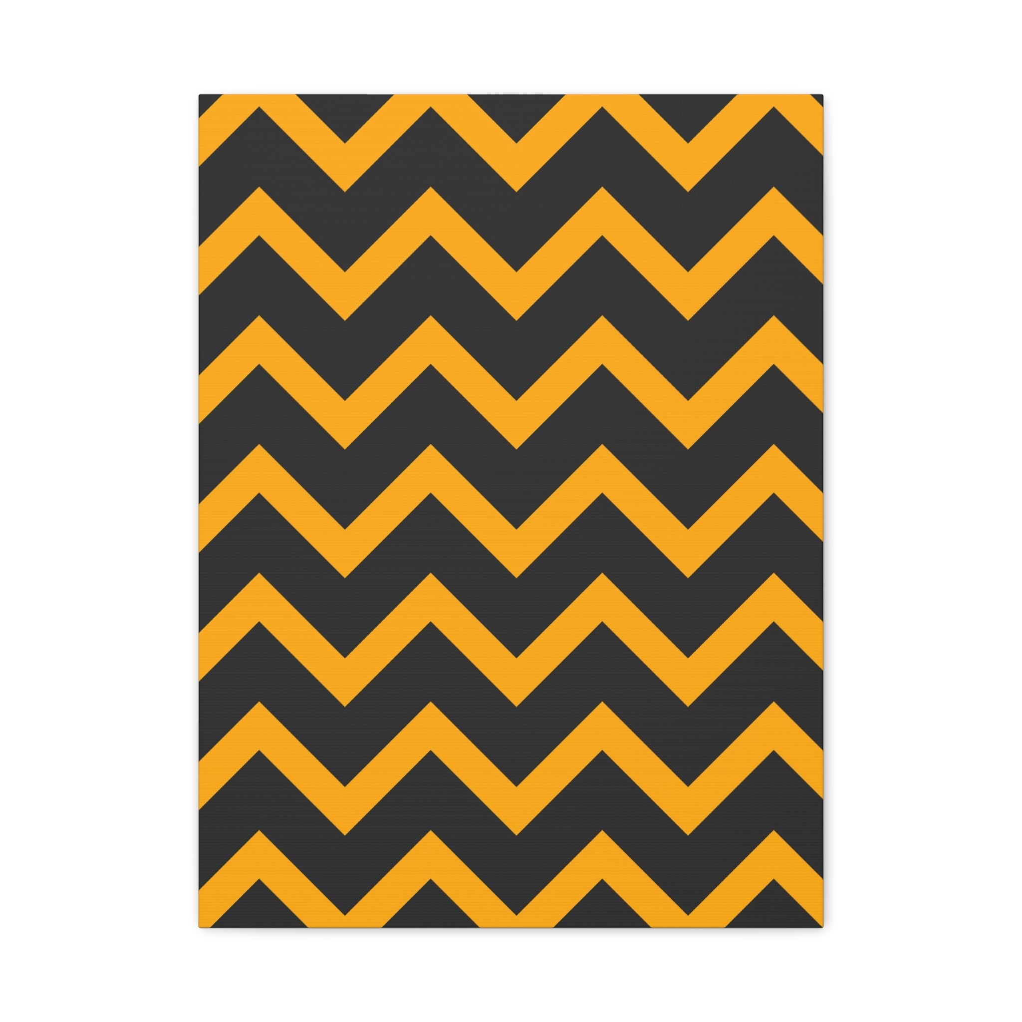 Bold Zigzag Geometric Canvas Art