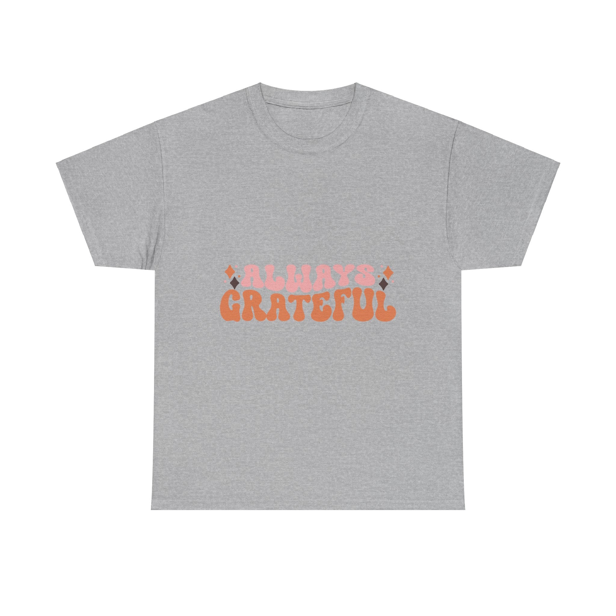 Always Grateful Retro 70s Thanksgiving Tee