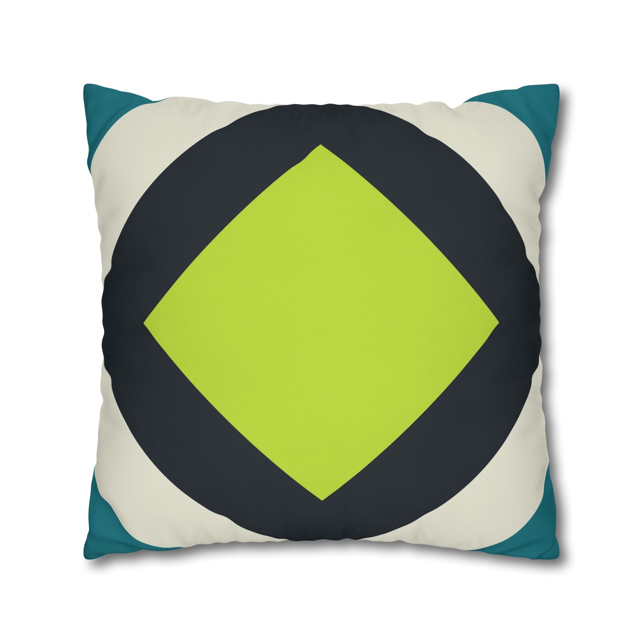 Geometric Diamond Pillowcase - Modern Art