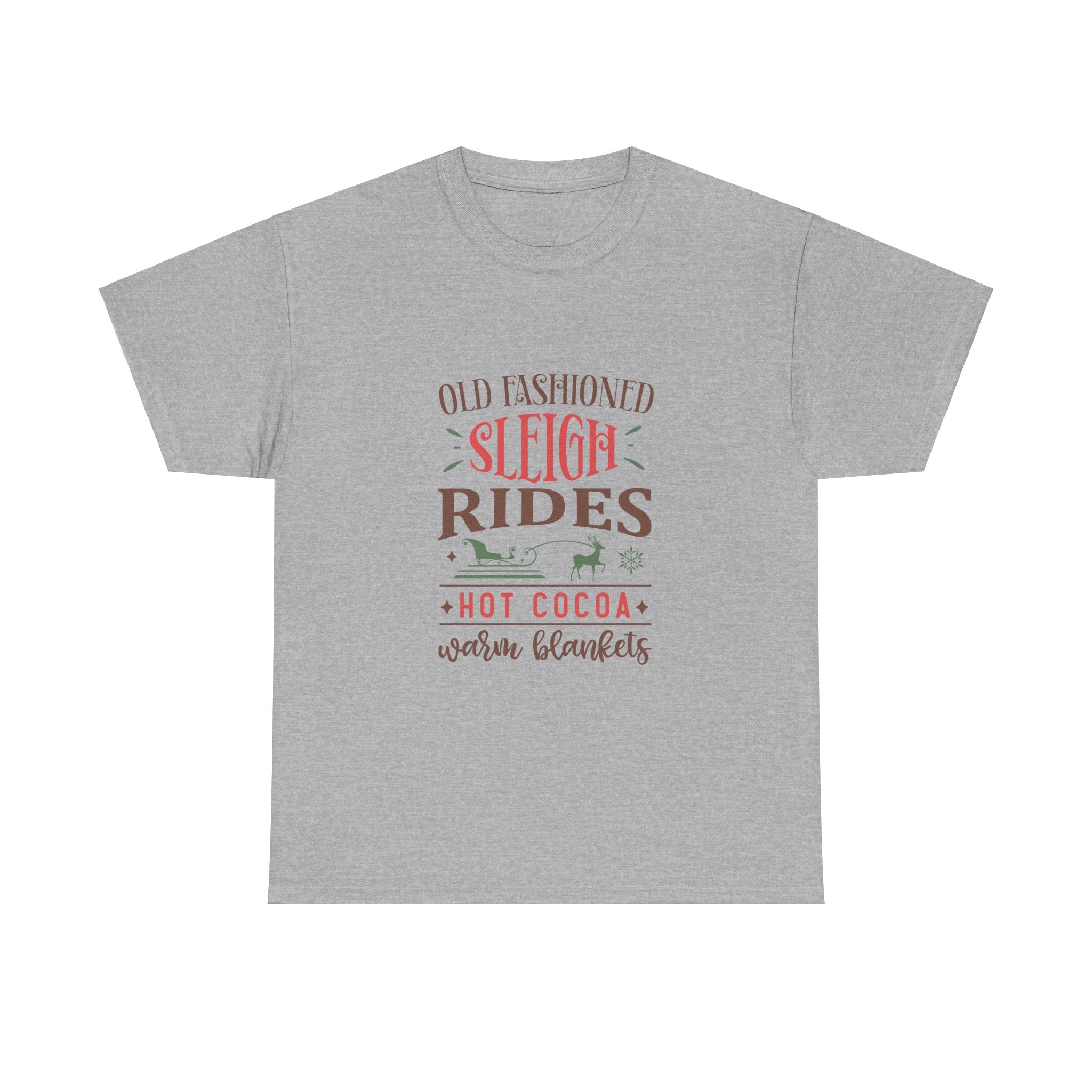 Old Fashioned Sleigh Rides Xmas Tee