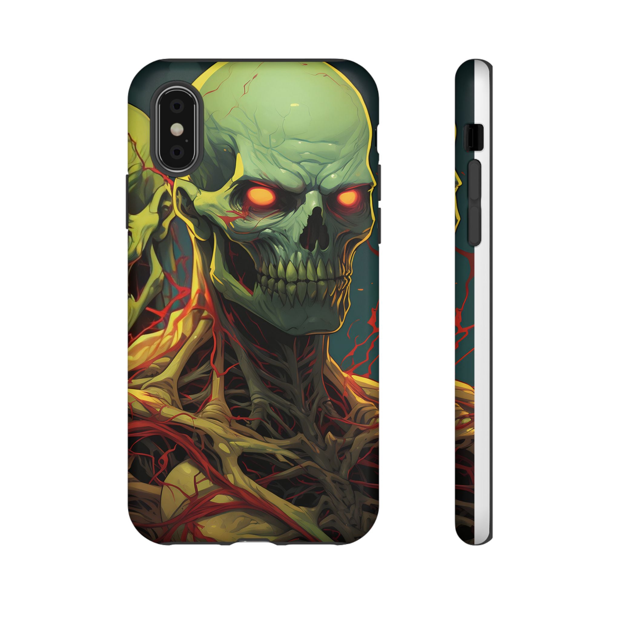 Glowing Skull Hexagon iPhone Case