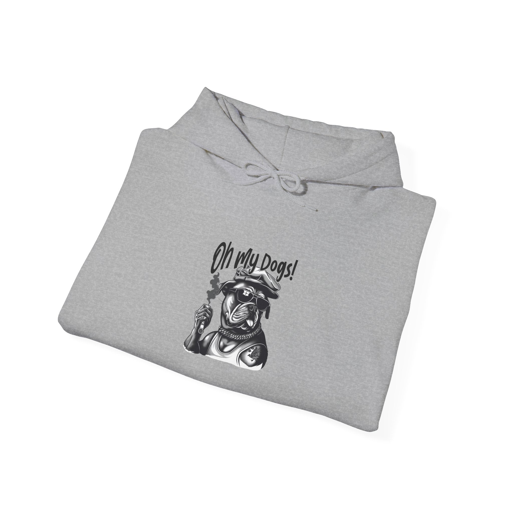 Oh My Dogs! Bulldog Gangster Hoodie