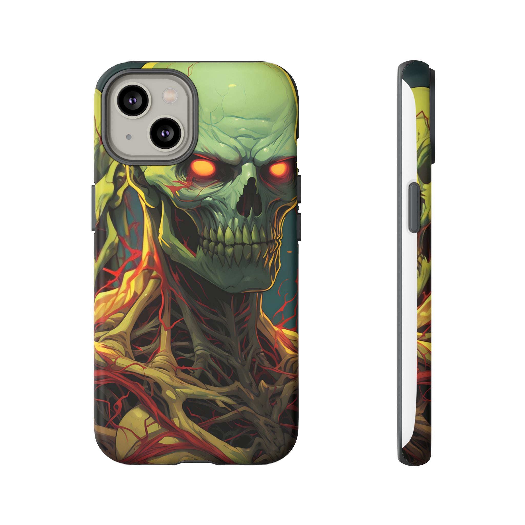 Glowing Skull Hexagon iPhone Case