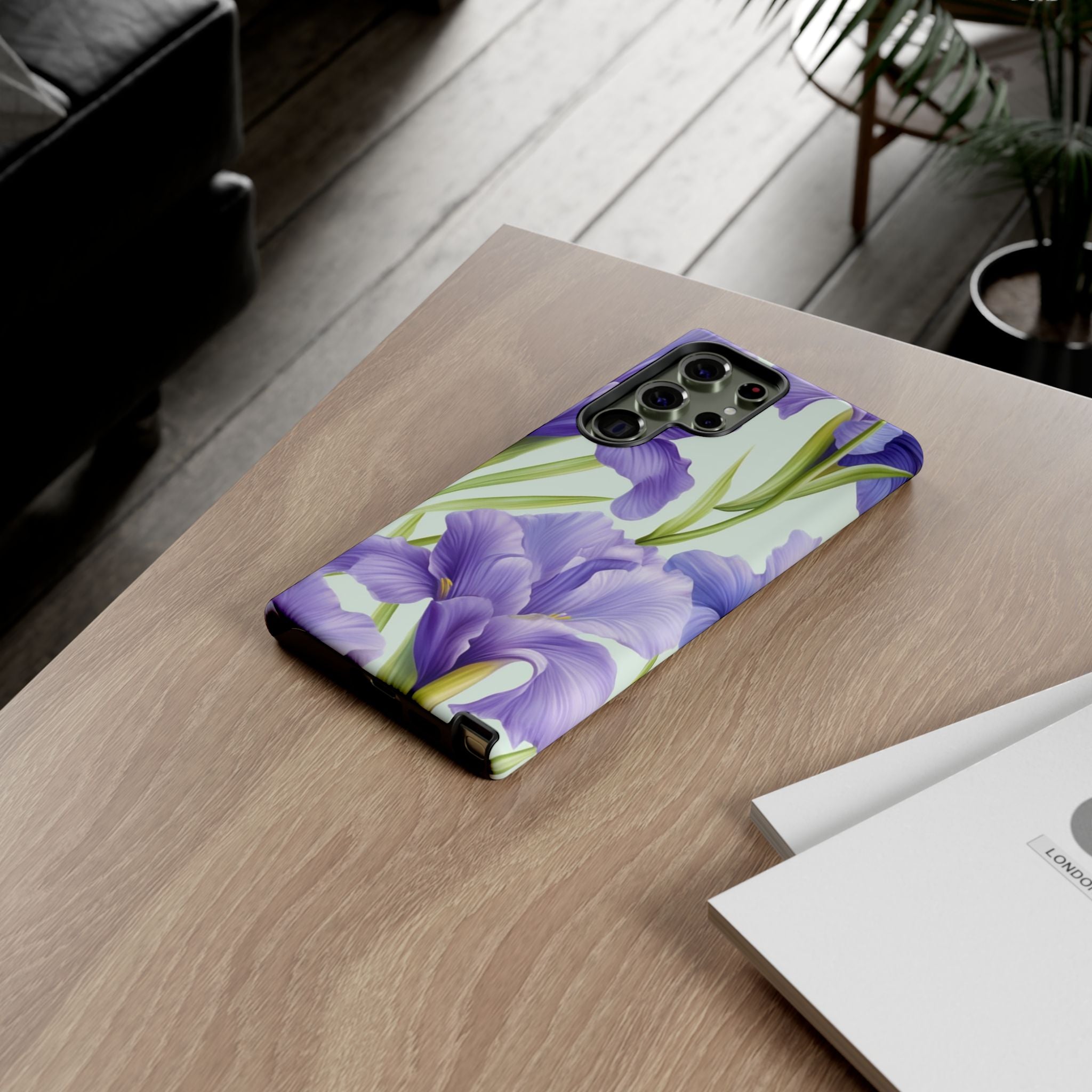 Elegant Purple Iris Samsung Phone Case