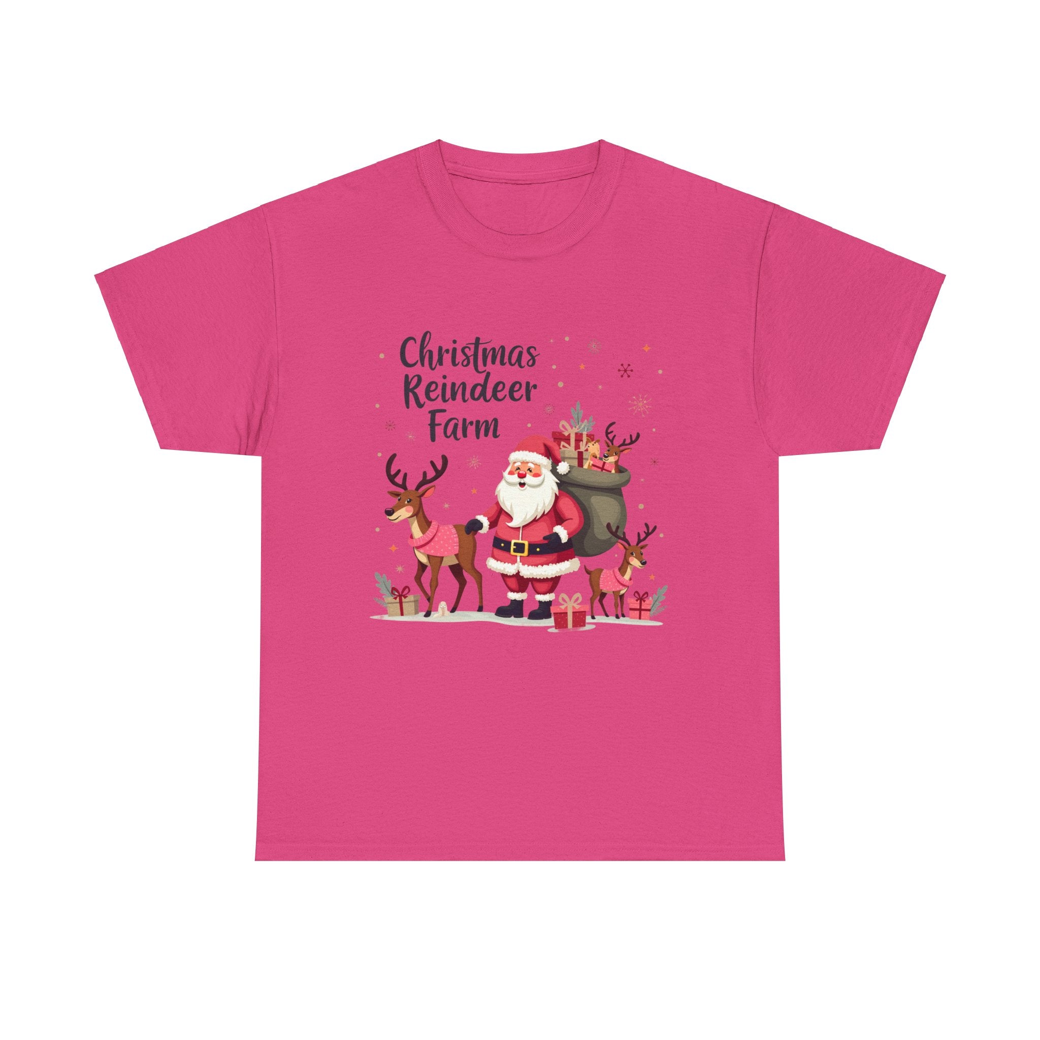 Christmas Reindeer Farm T-Shirt