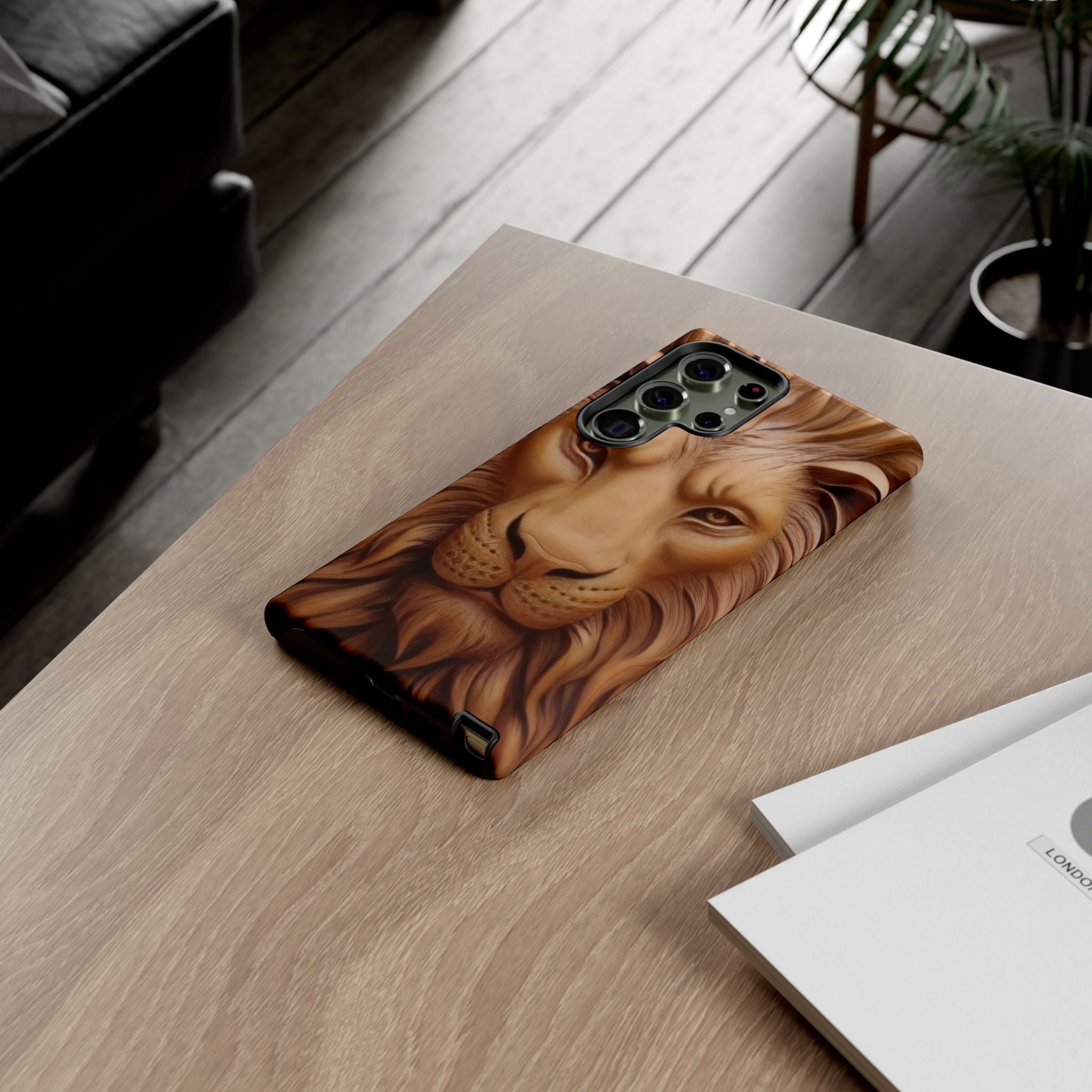 Majestic Lion Head Samsung Case