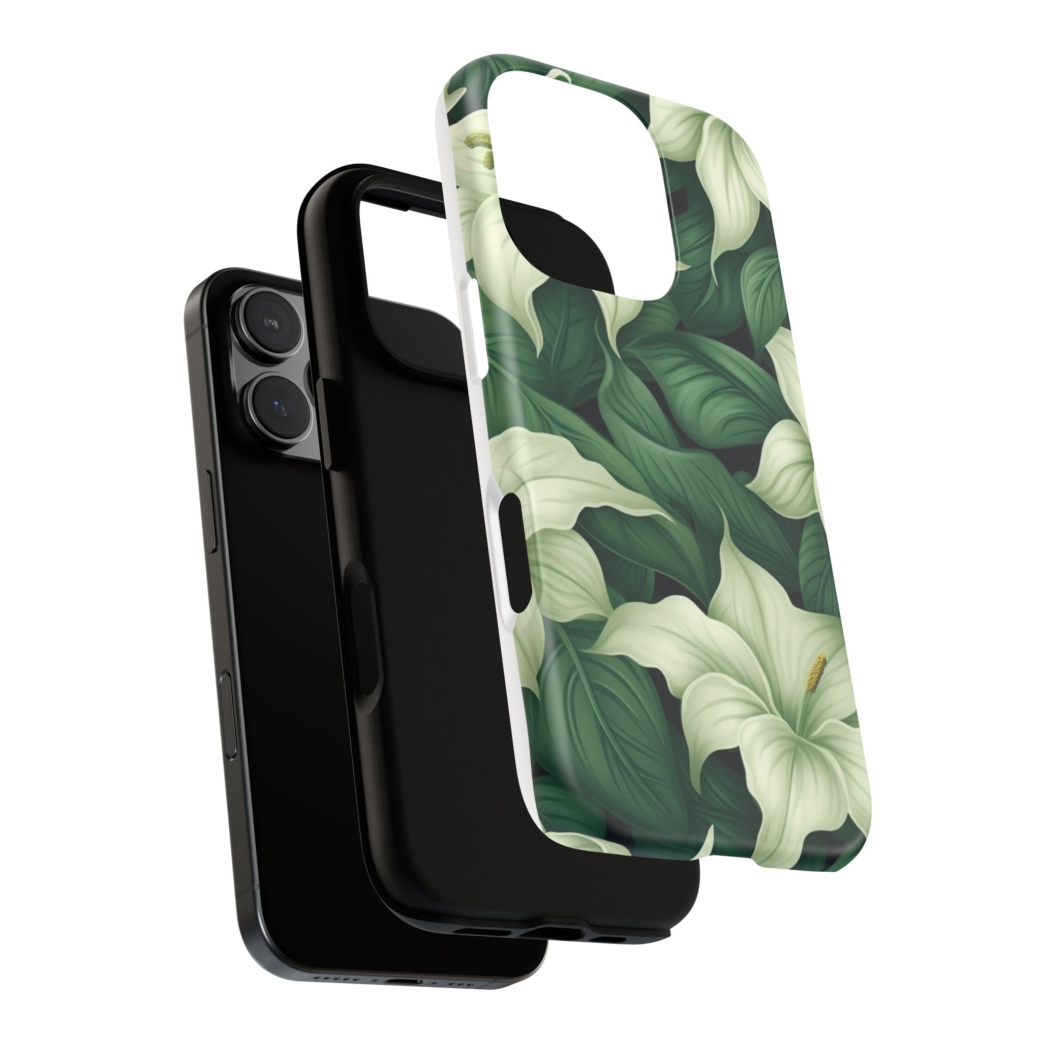 Luxurious Lily iPhone Case - Hexagon Stone