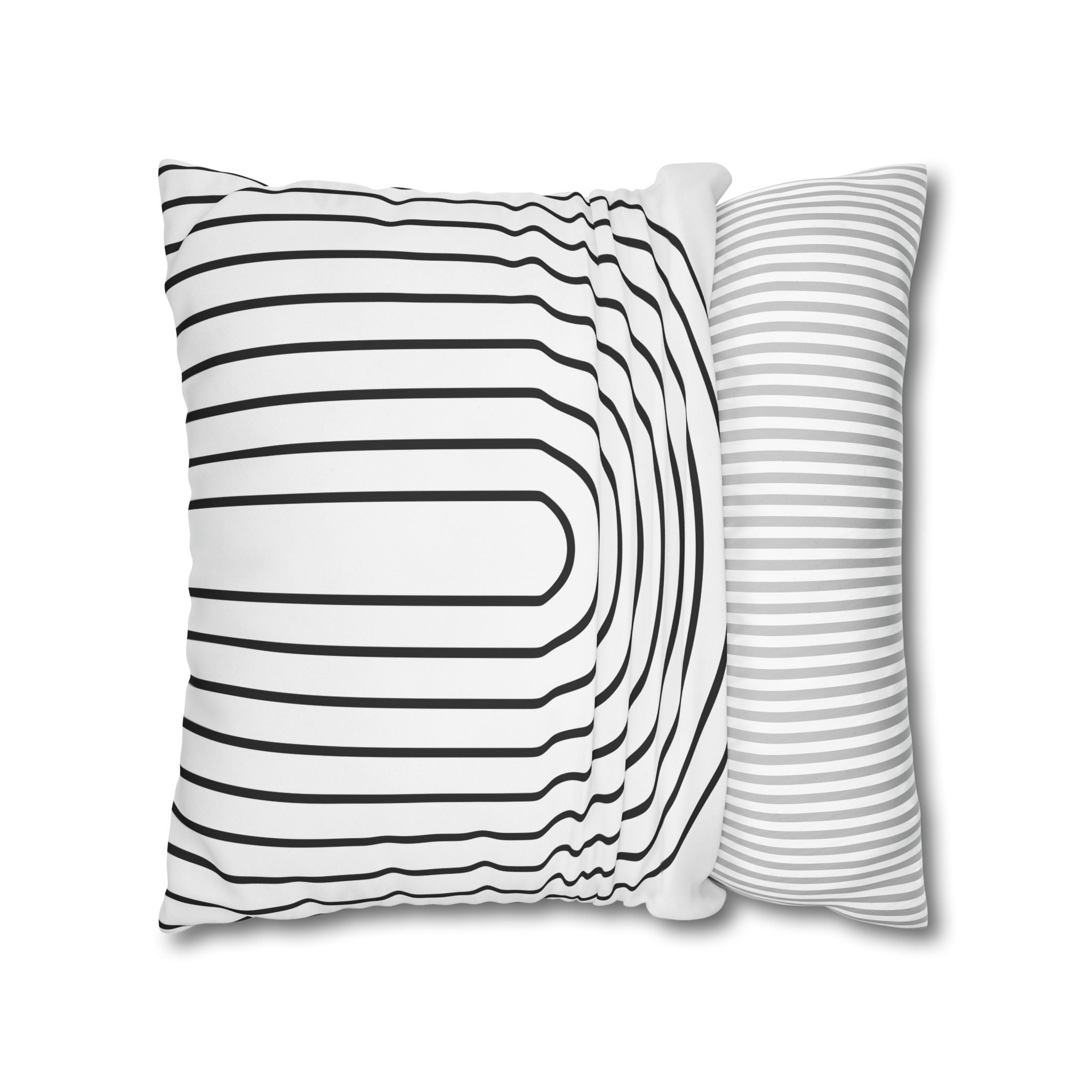 Abstract U-Shape Pillowcase - Minimalist Design