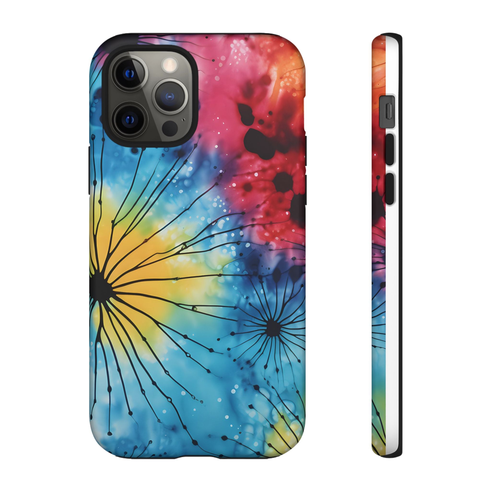 Cosmic Bloom Hexagon Stone iPhone Case