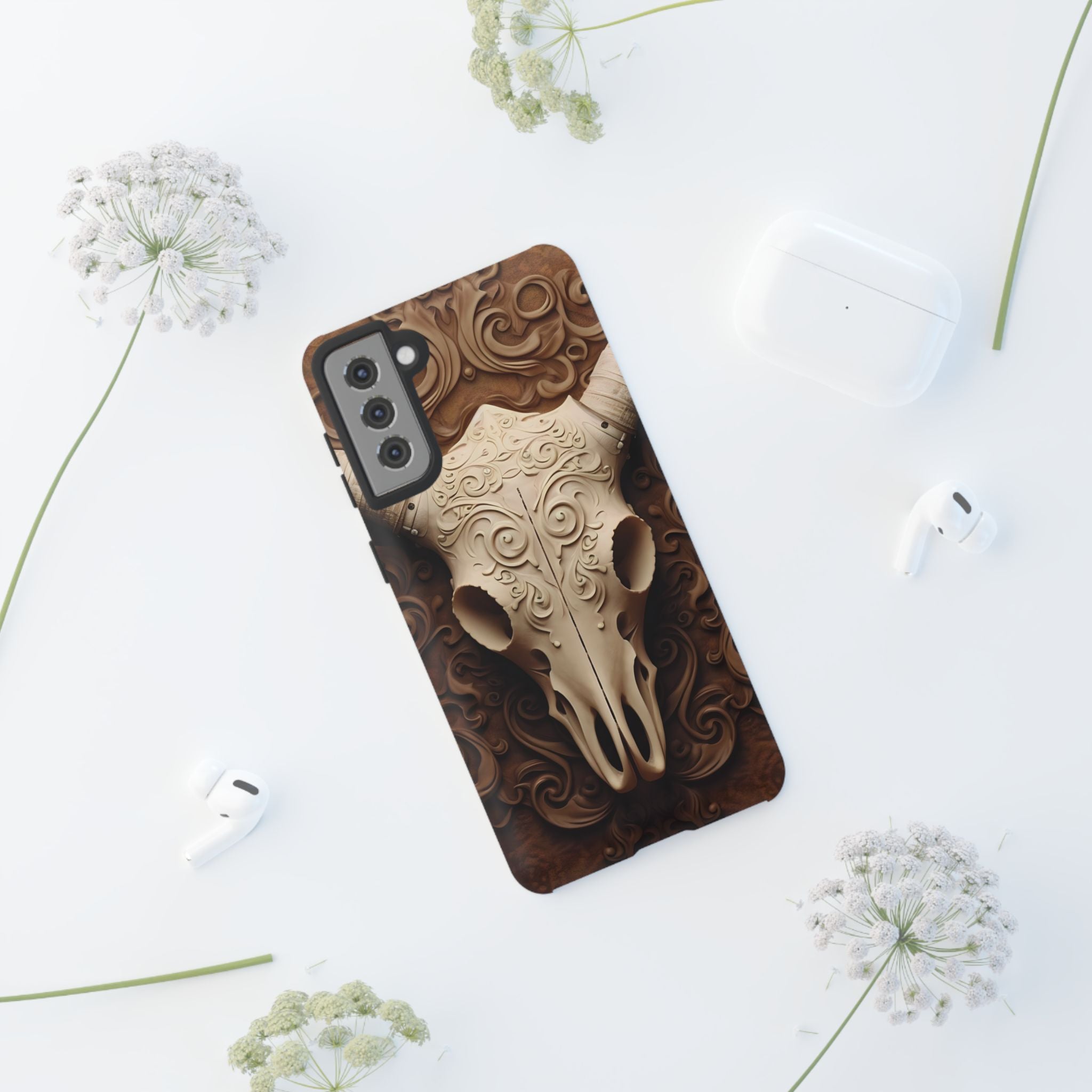 Baroque Ram Skull Samsung Case