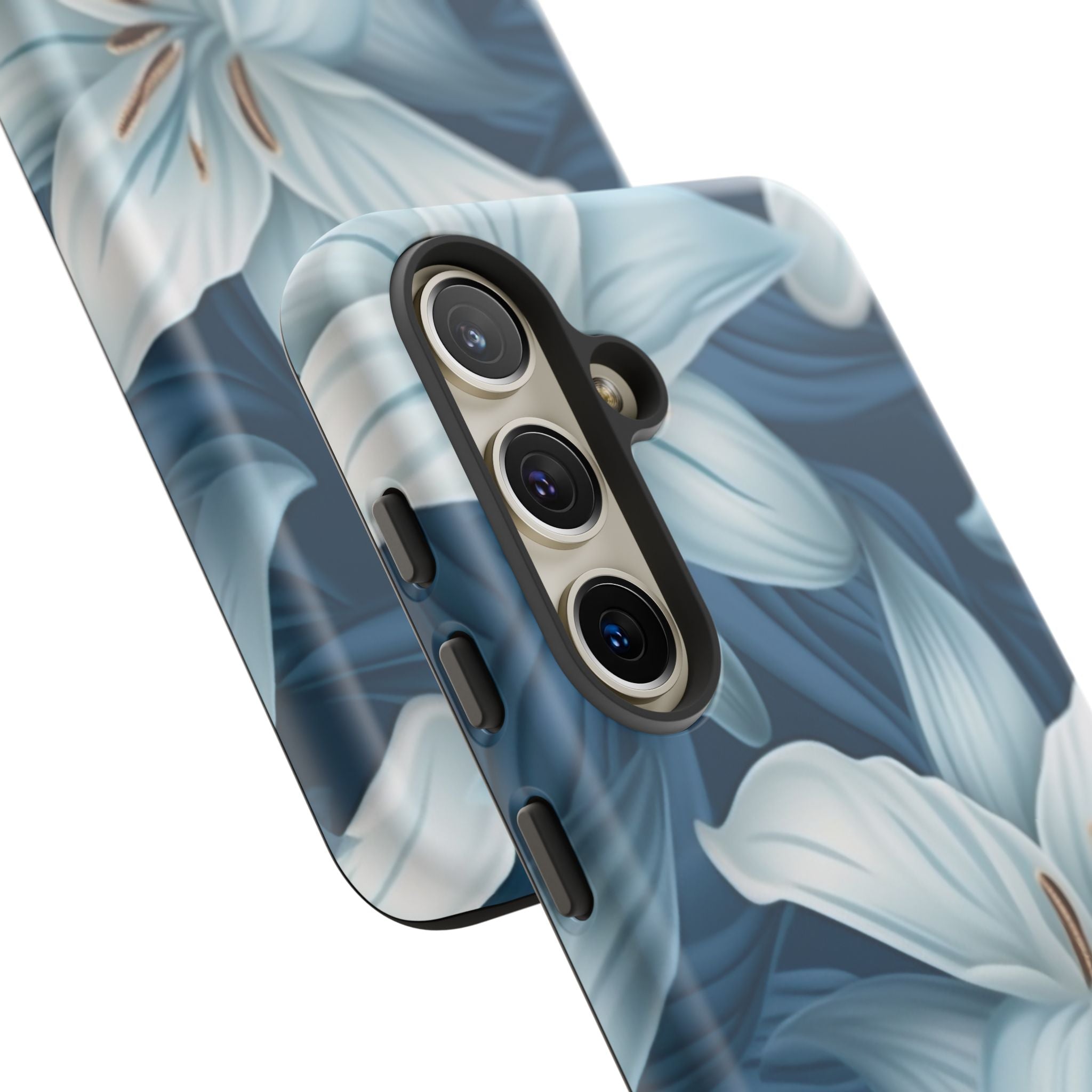 Pastel Blue Lily Samsung Phone Case