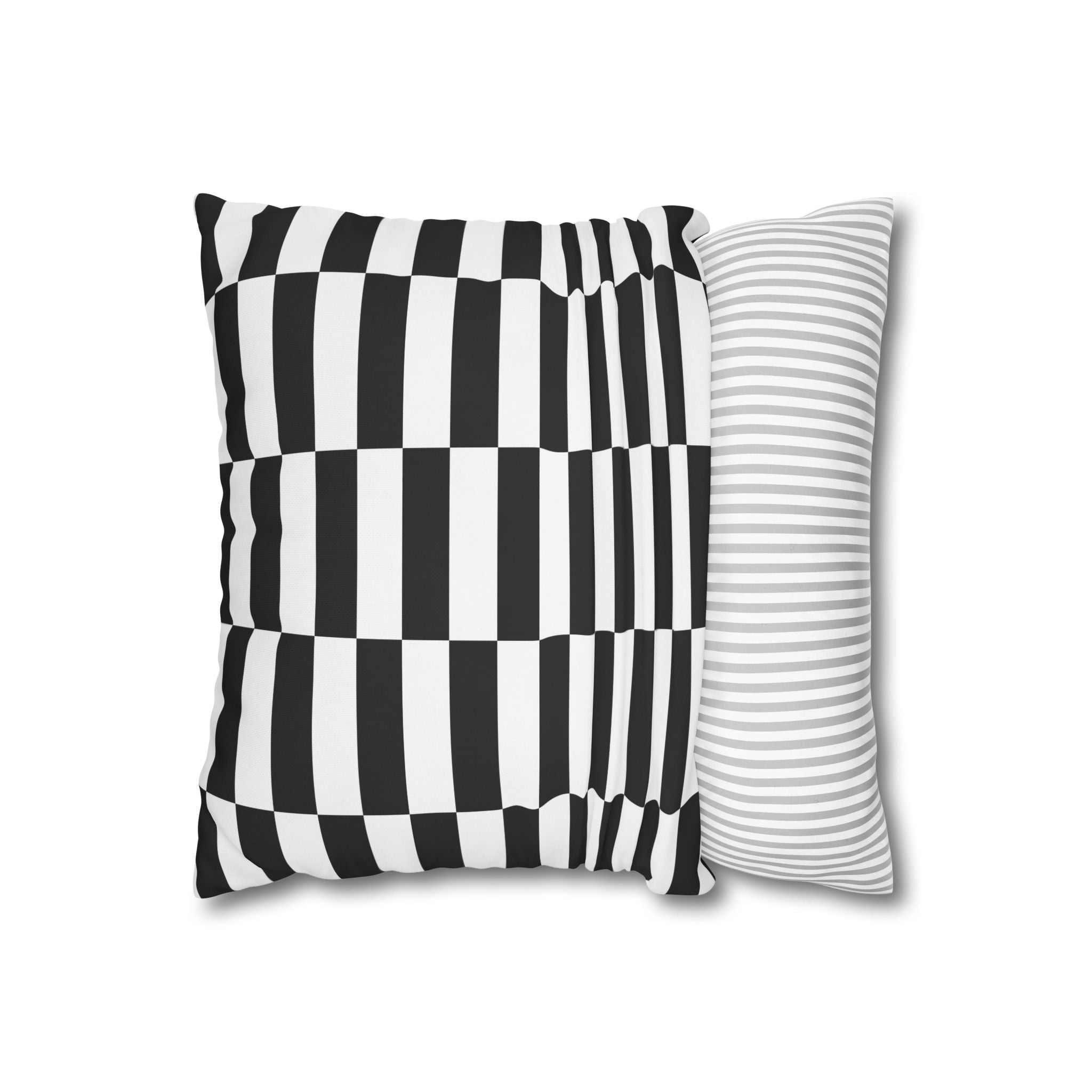 Monochrome Stripe Pillowcase - Modern Design