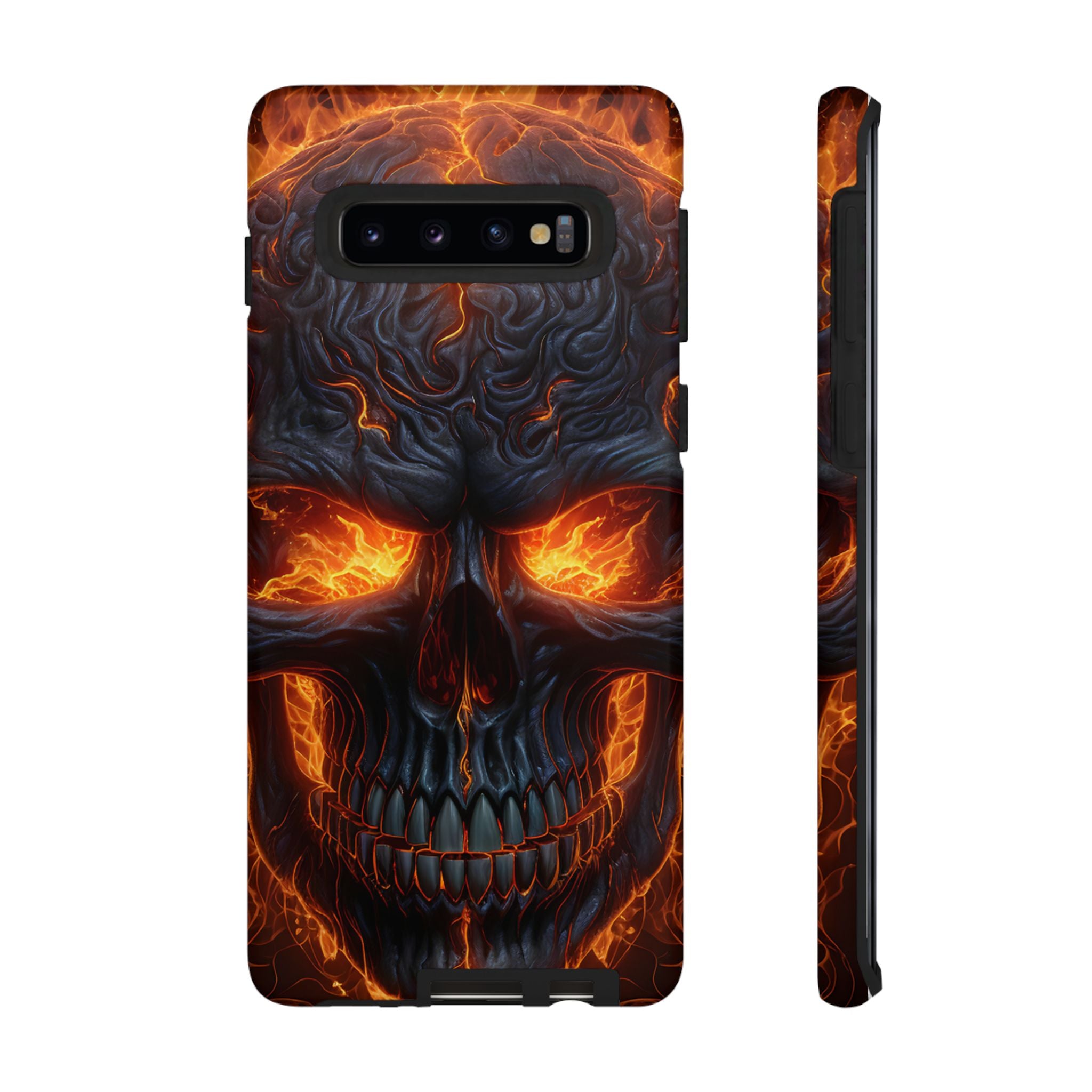 Fiery Skull Samsung Case