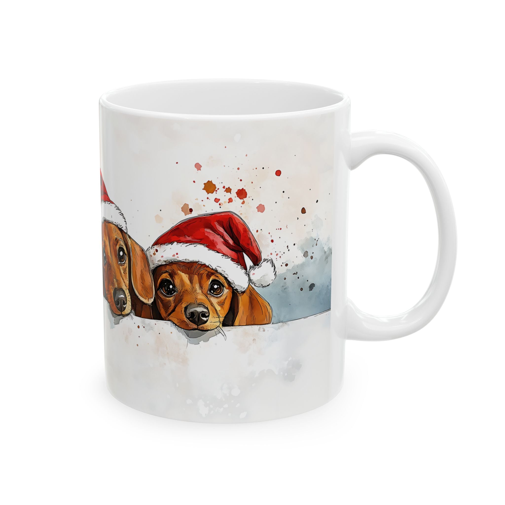 Dachshund Santa Mug - Holiday Cheer