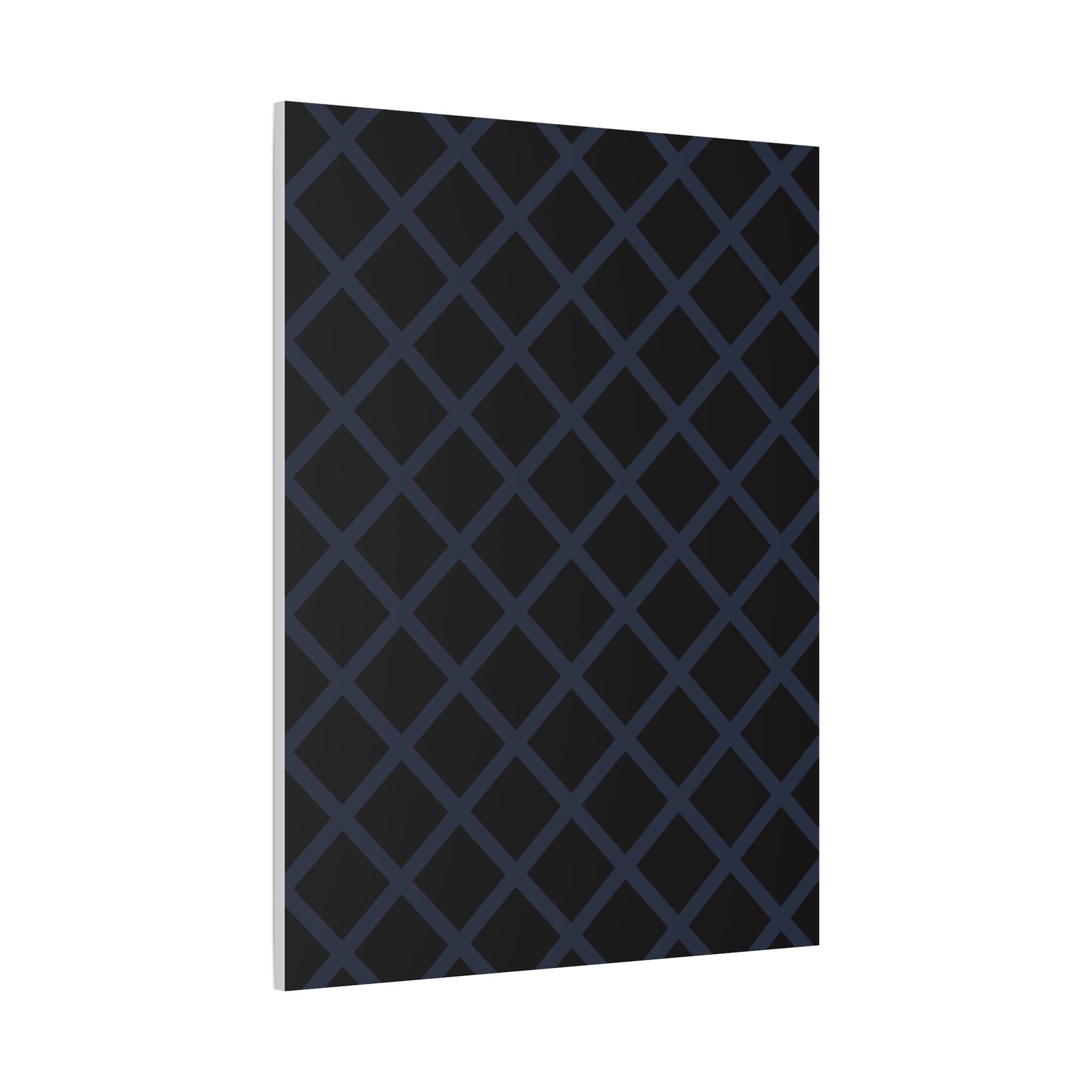 Geometric Diamond Lattice Canvas Art