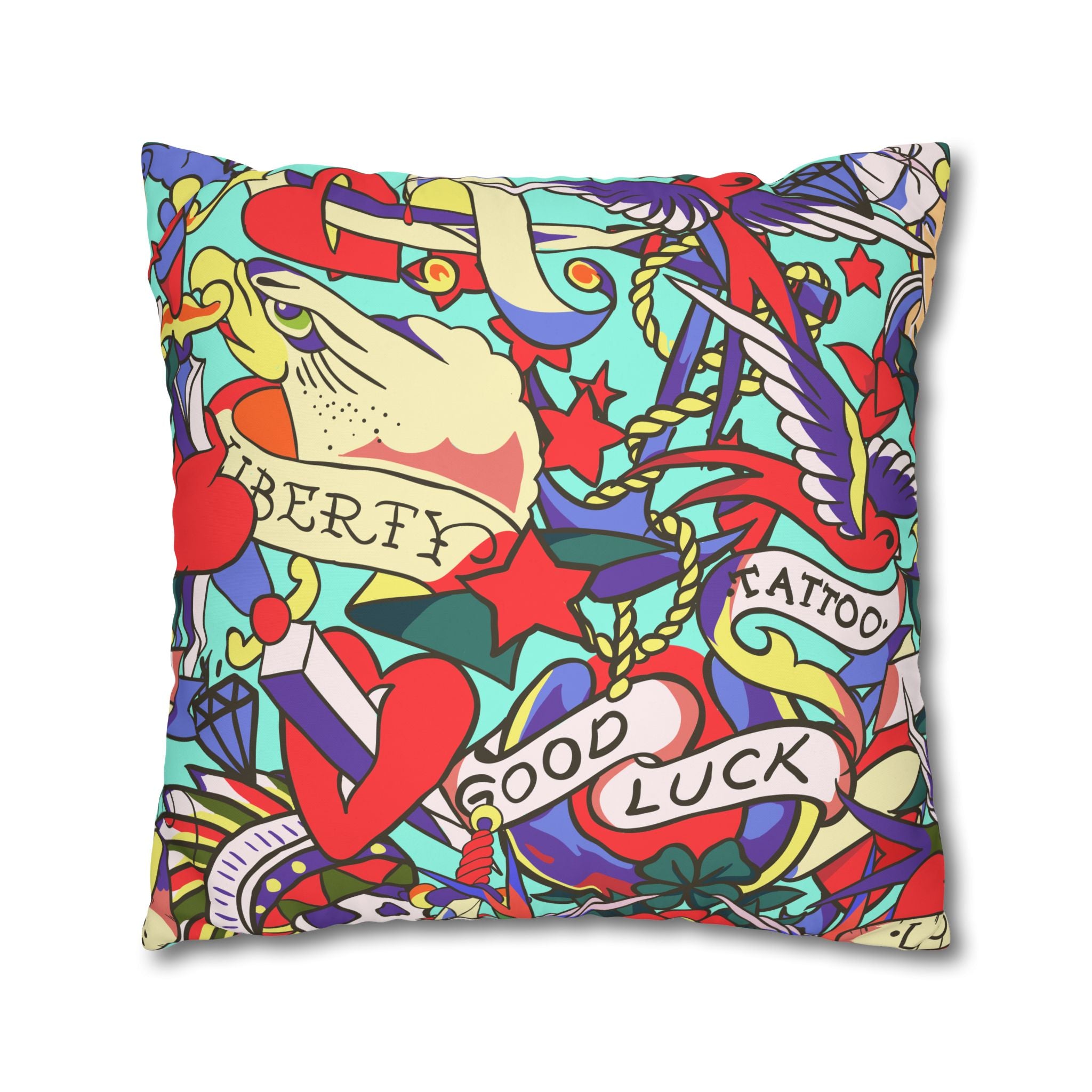 Vintage Tattoo Flash Pillowcase