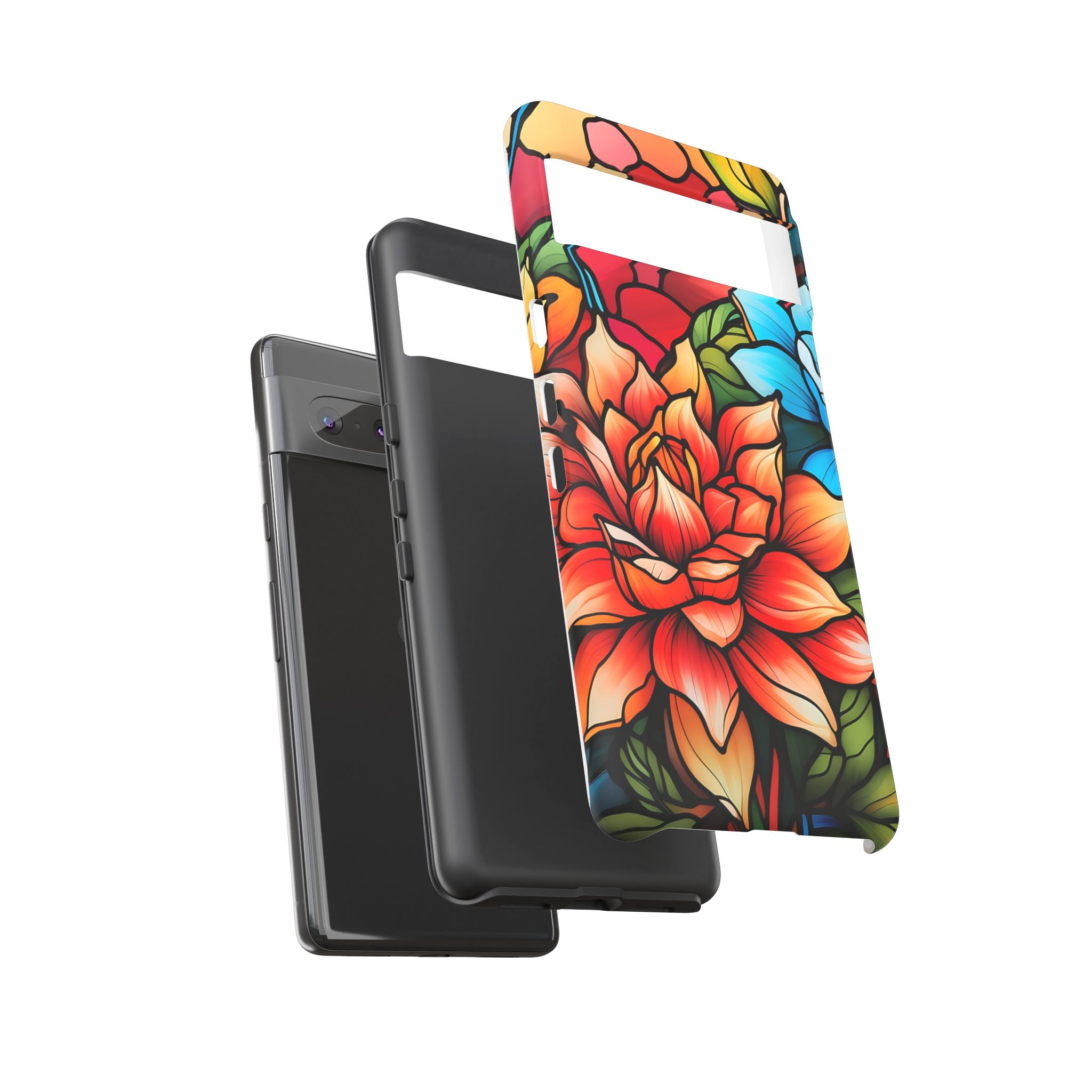 Stained Glass Floral Google Pixel Case (All Models)