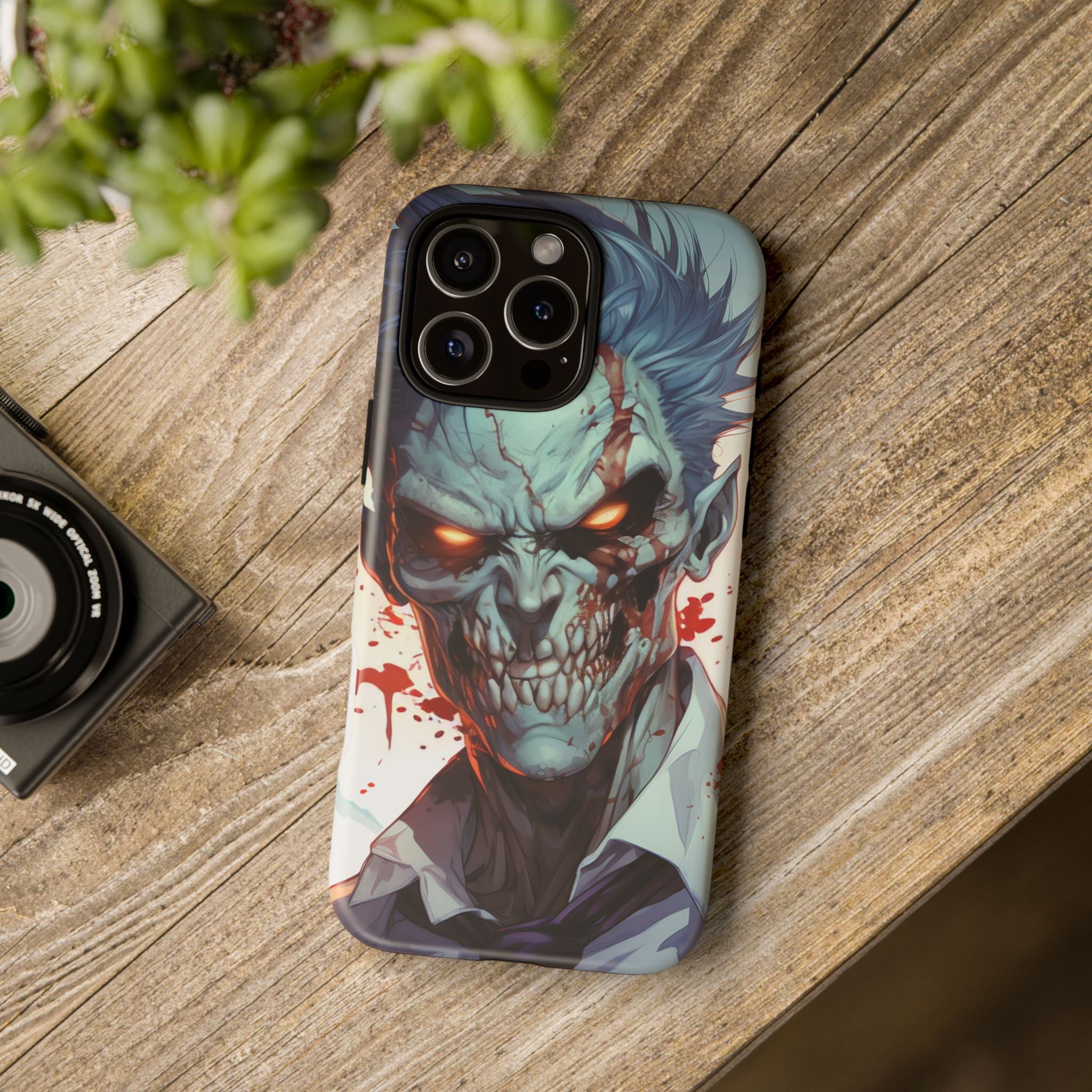 Zombie Elegance Hexagon iPhone Case