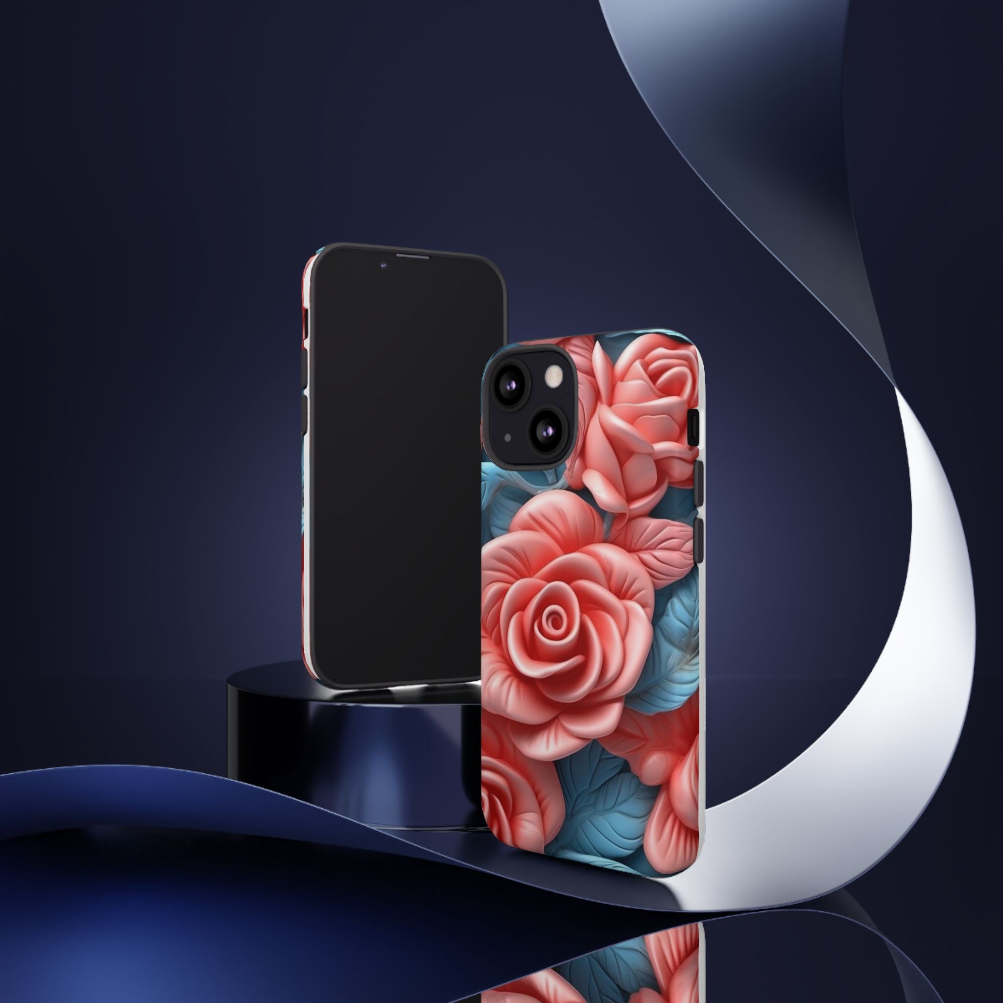 Stylized Floral iPhone Case - Hexagon Stone