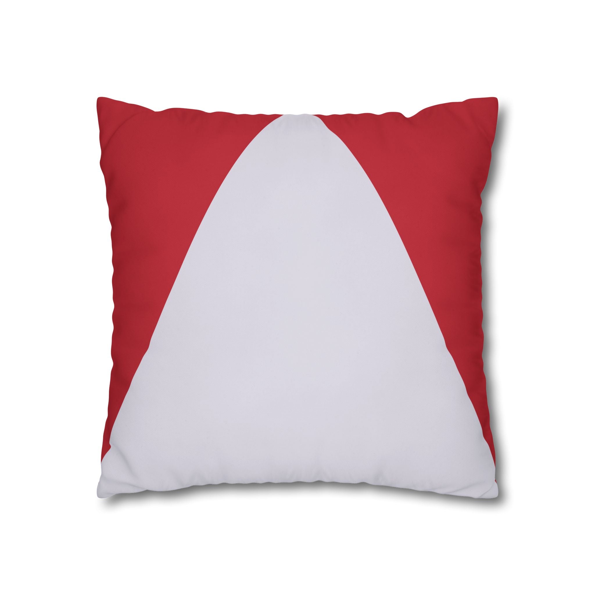 Geometric Crimson & Lavender Pillowcase