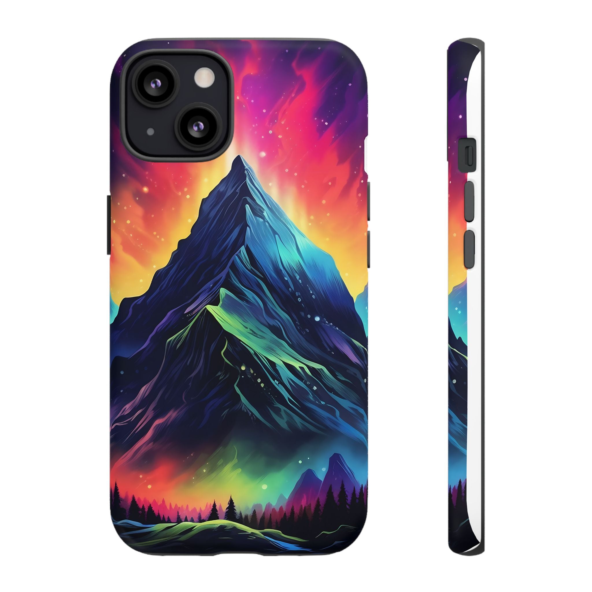 Cosmic Mountain iPhone Case - Hexagon Stone