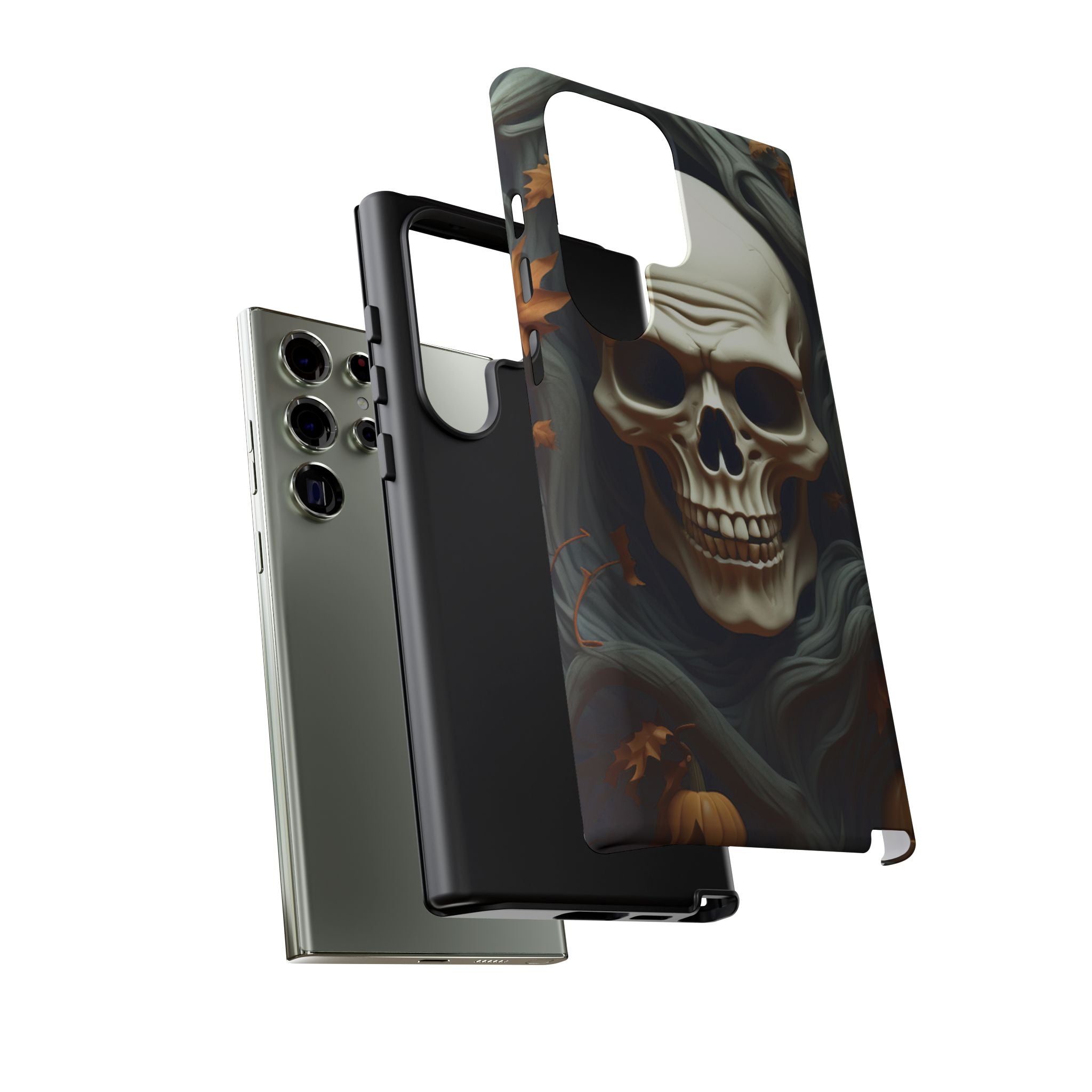 Spooky Skull Samsung Case: Halloween Edition