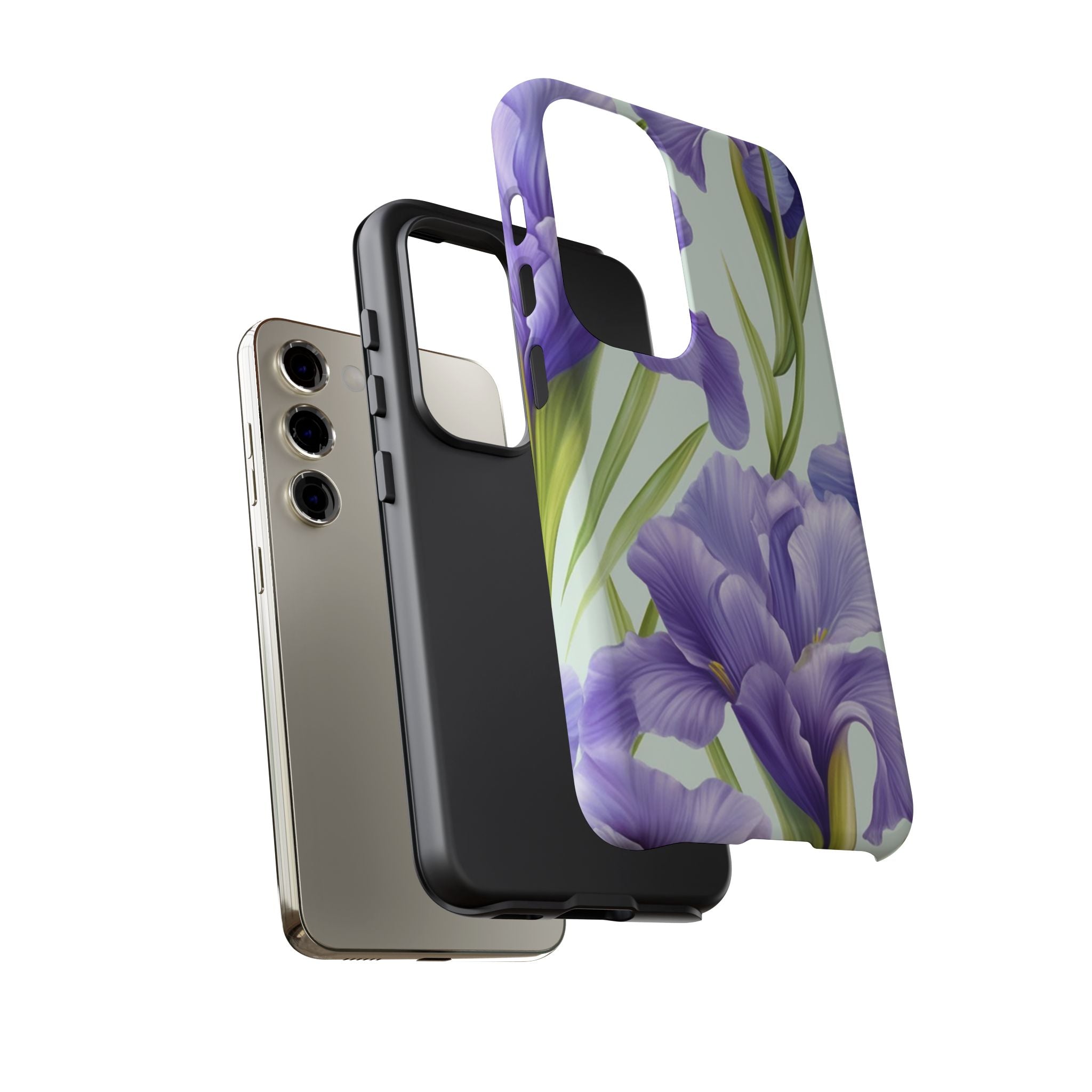 Elegant Purple Iris Samsung Phone Case