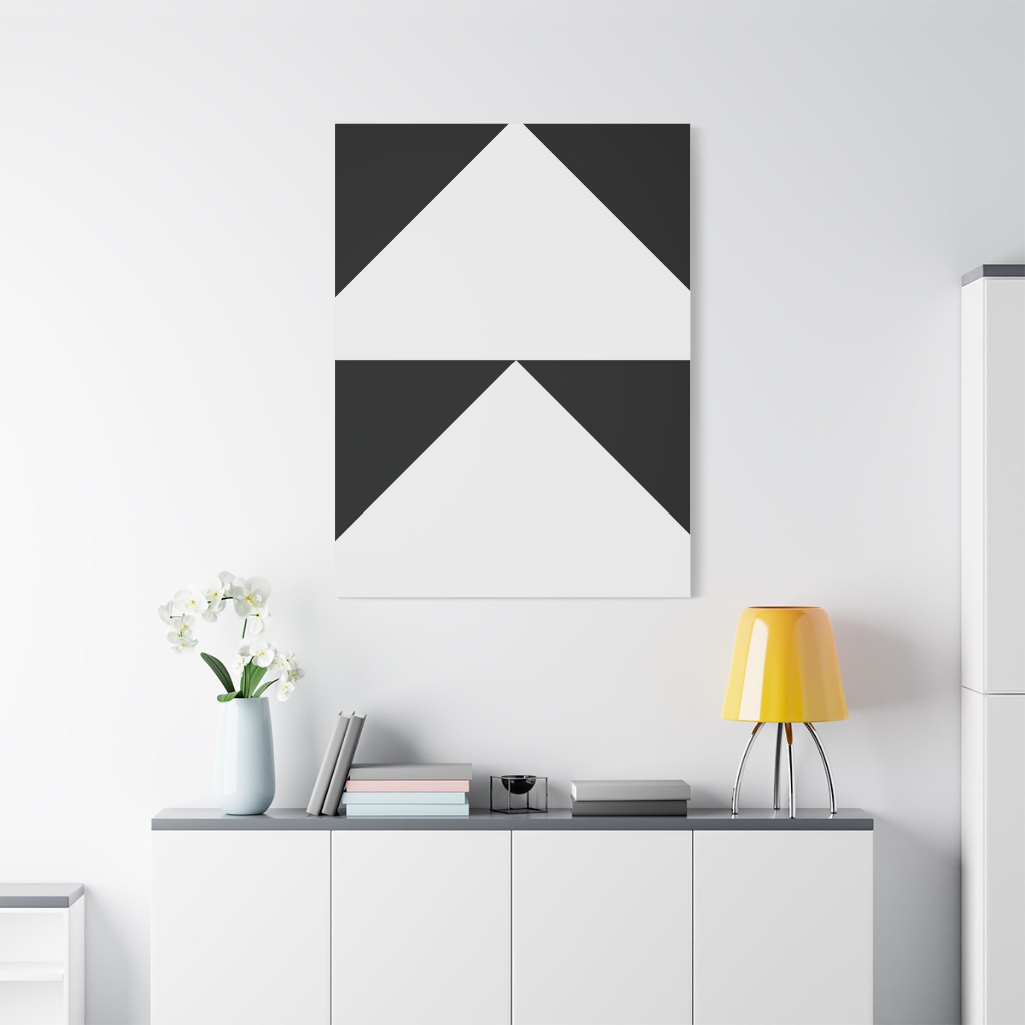 Geometric Triangle Canvas Wall Art