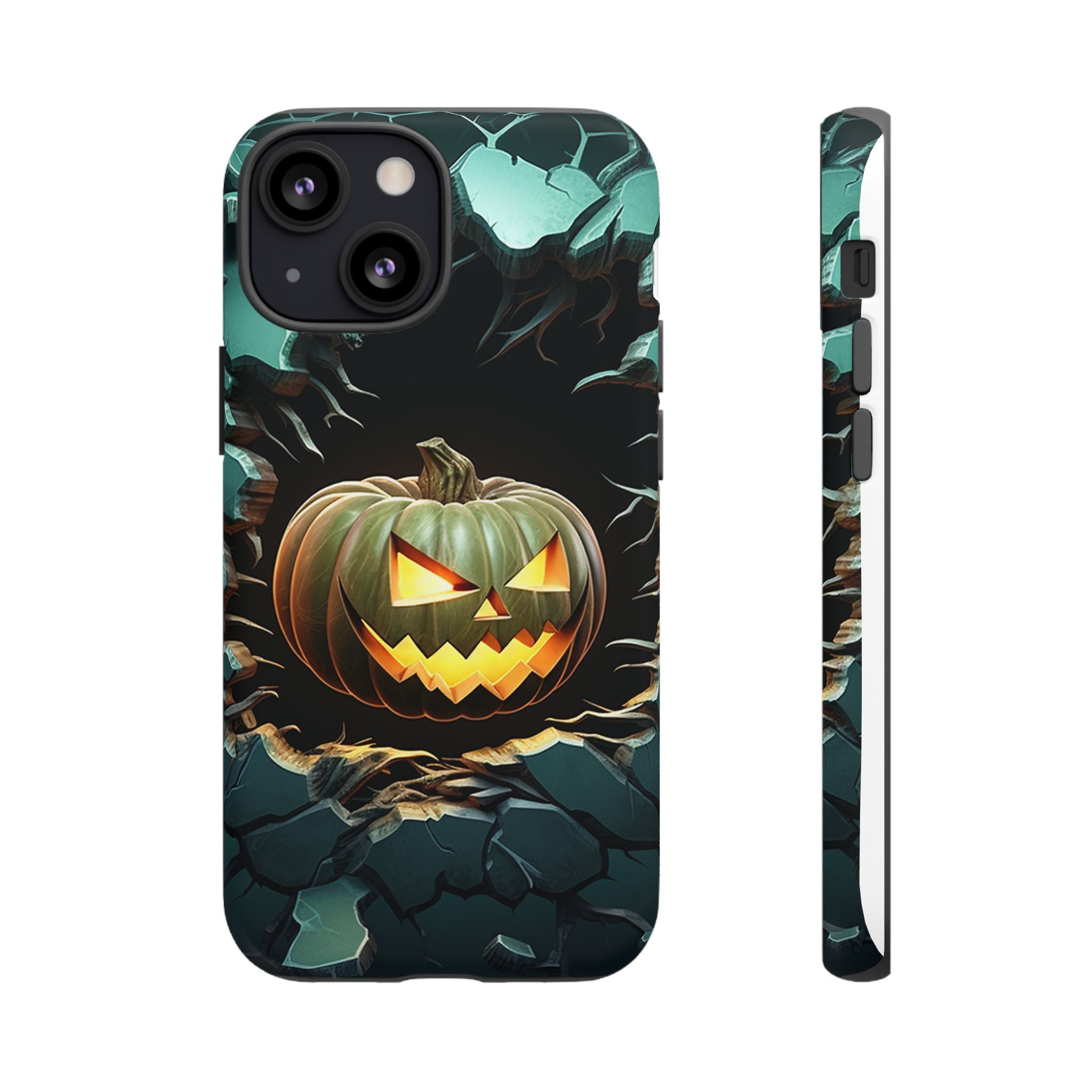 Spooky Jack-o'-Lantern Hexagon iPhone Case