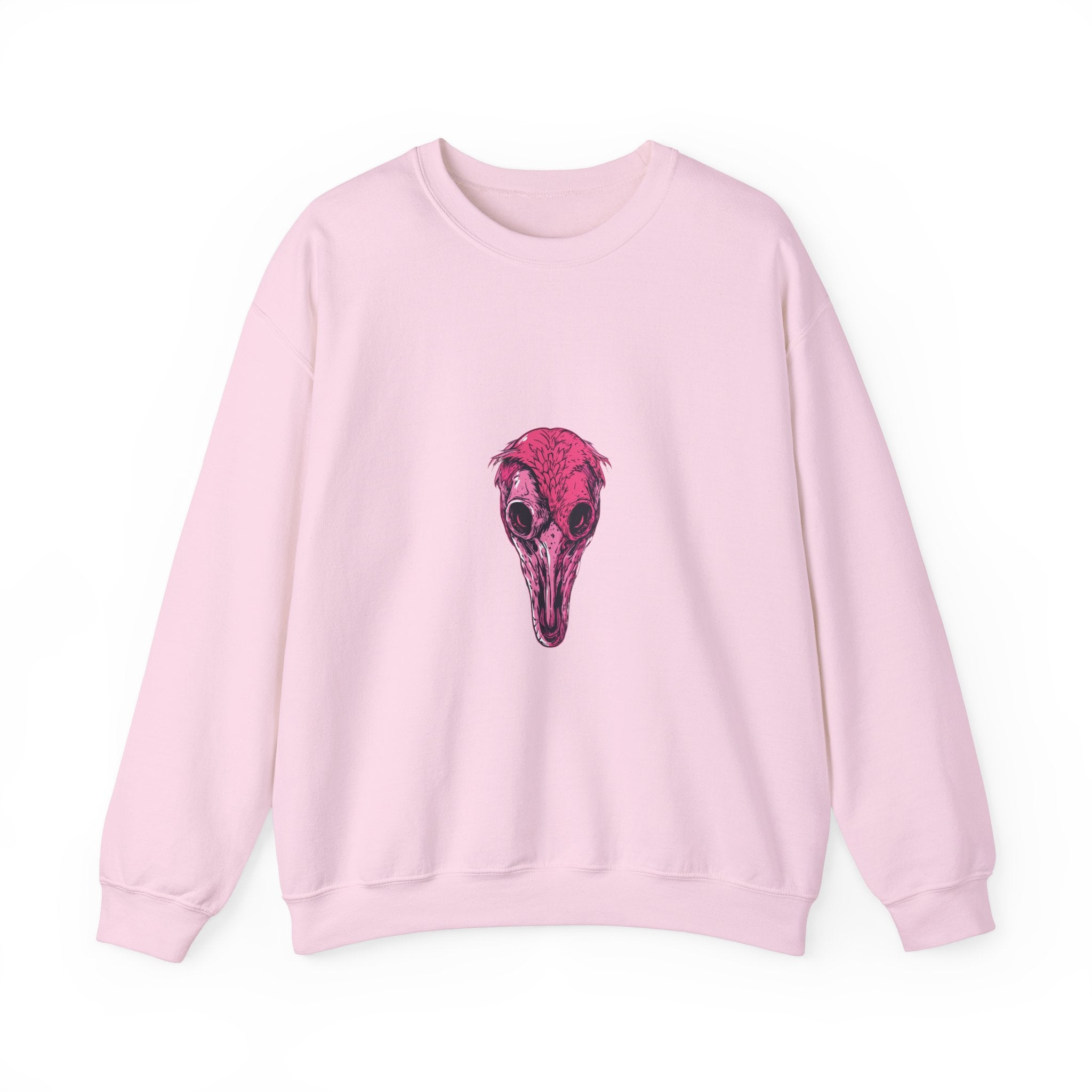 Pink Bird Skull Sweatshirt