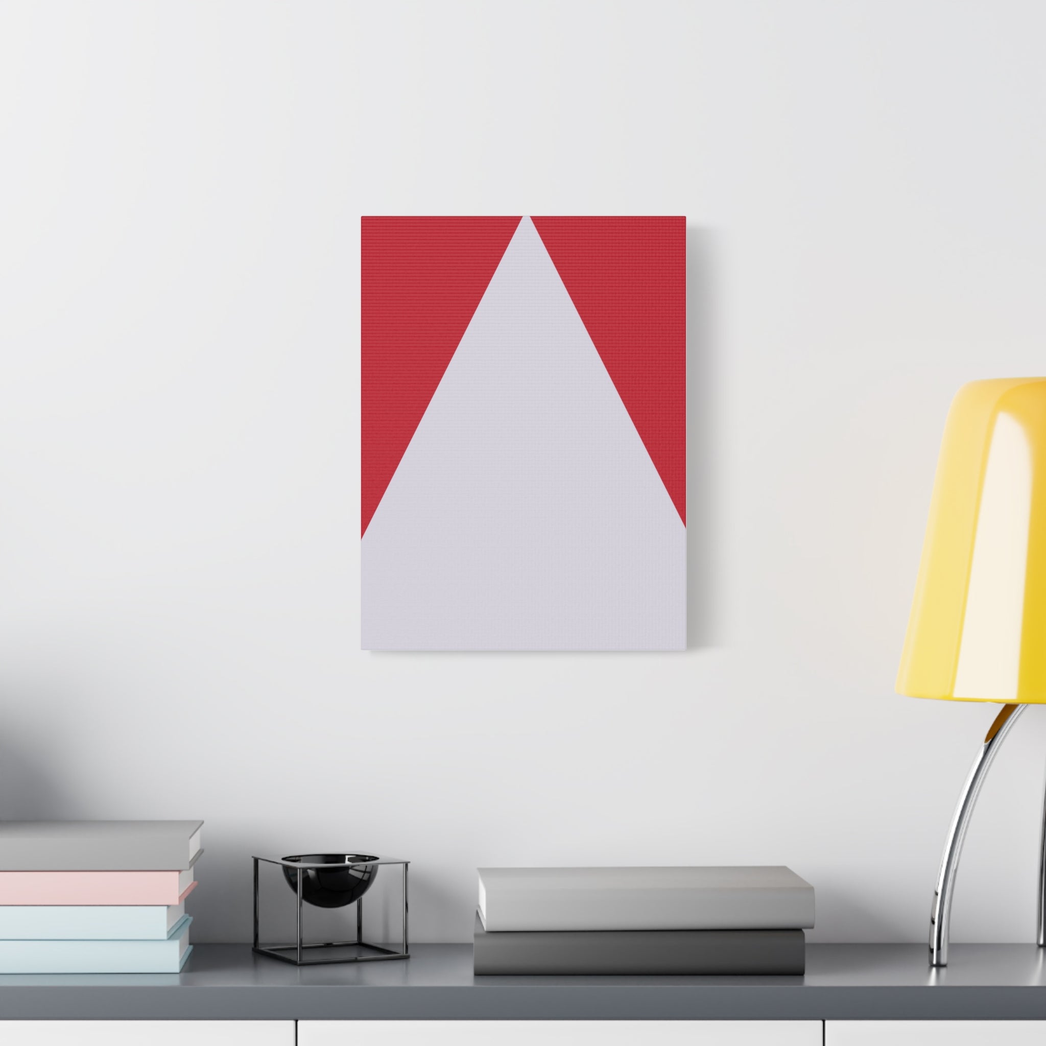 Geometric Triangle Canvas Art Print