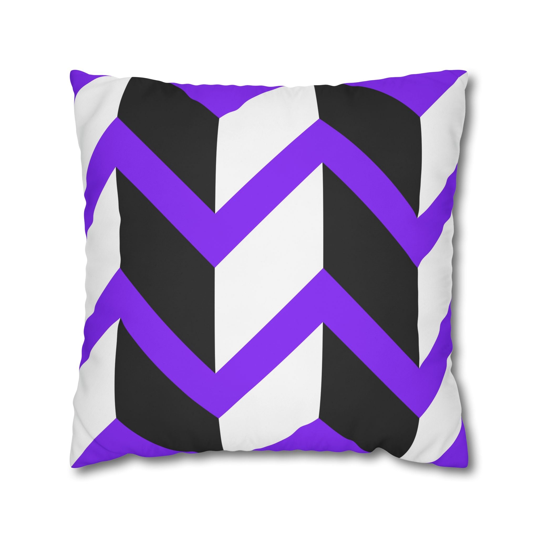 Geometric Zigzag Purple Pillowcase