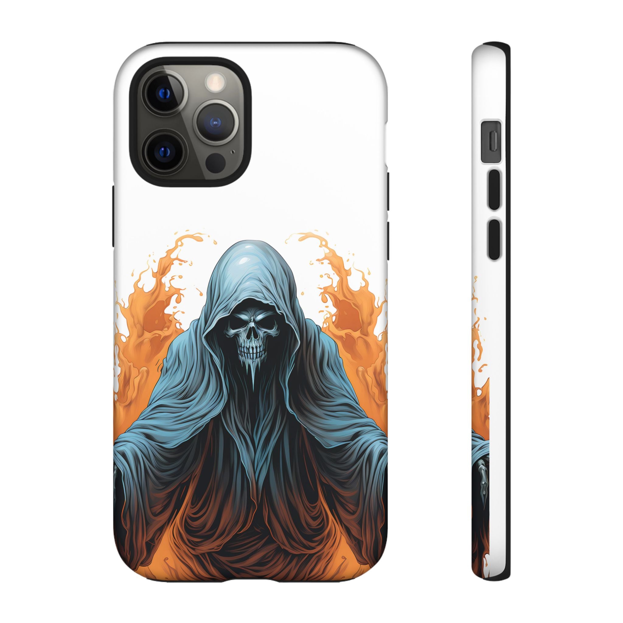 Grim Reaper Hexagon Stone iPhone Case